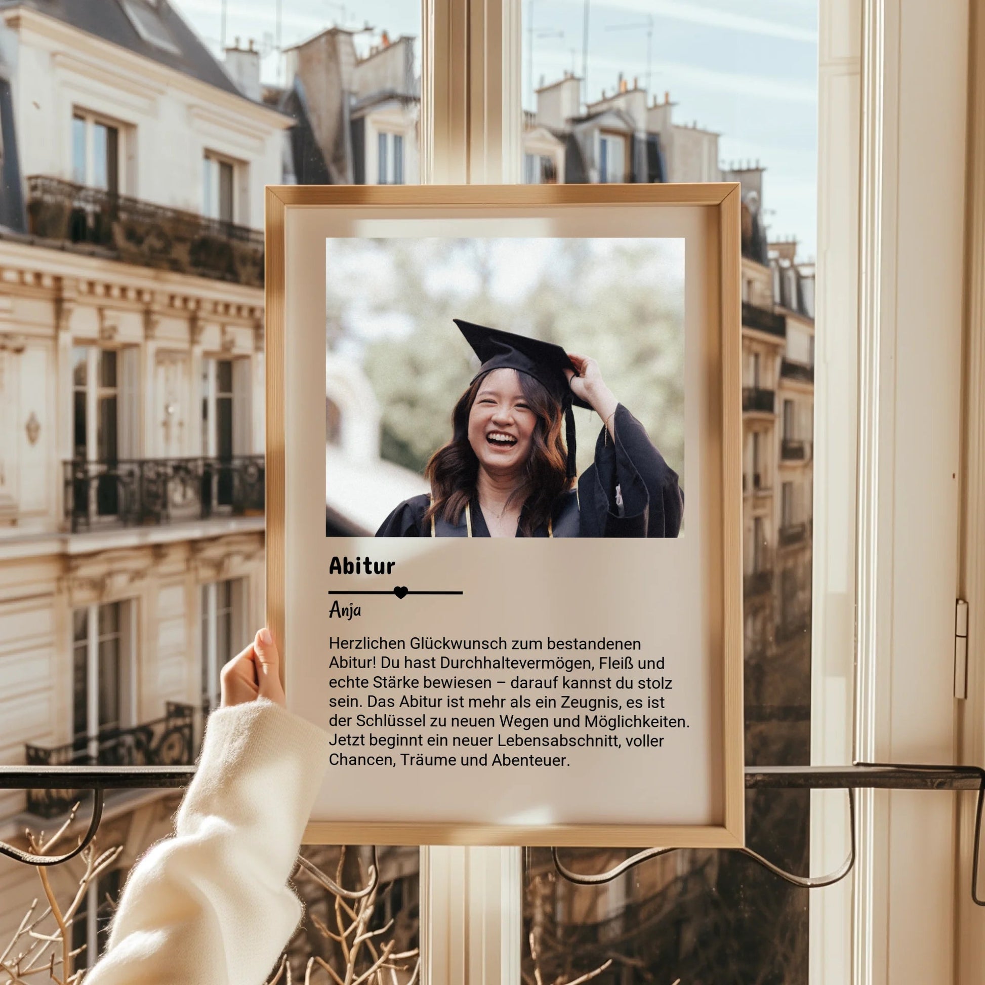 Abi Geschenk Foto mit Text personalisiert - Prinolla