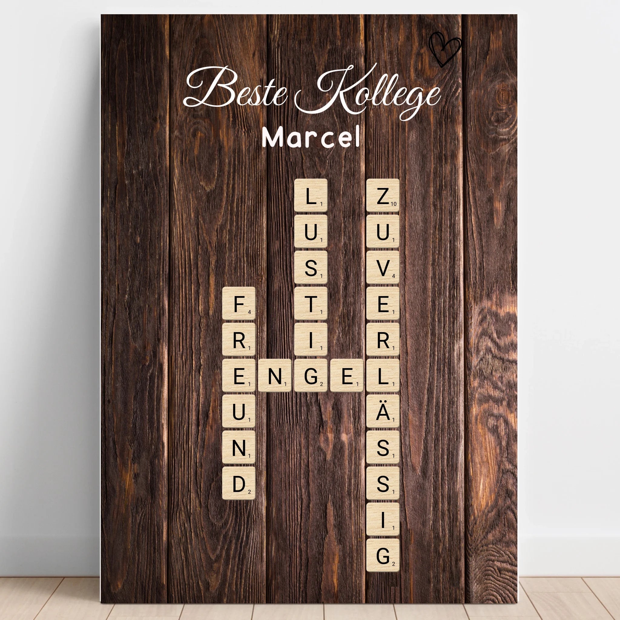 Arbeitskollege Geschenk Geburtstag & Abschied Wort Poster - Prinolla