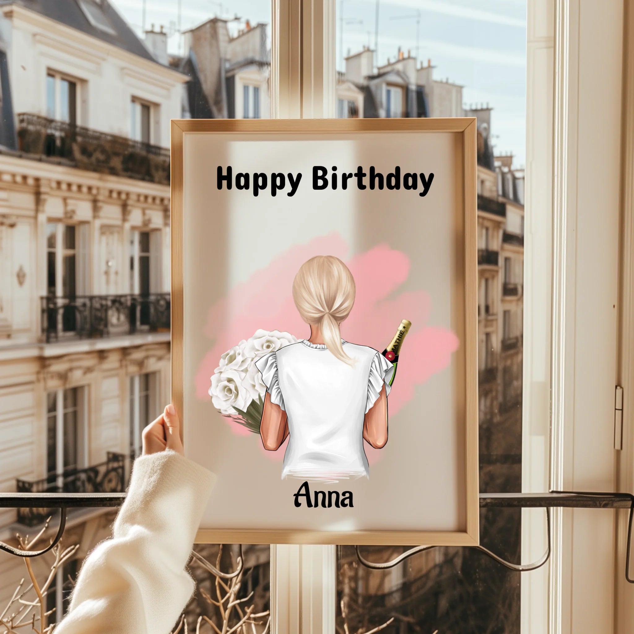 Arbeitskollegin Frau Geburtstag Geschenk Poster - Prinolla