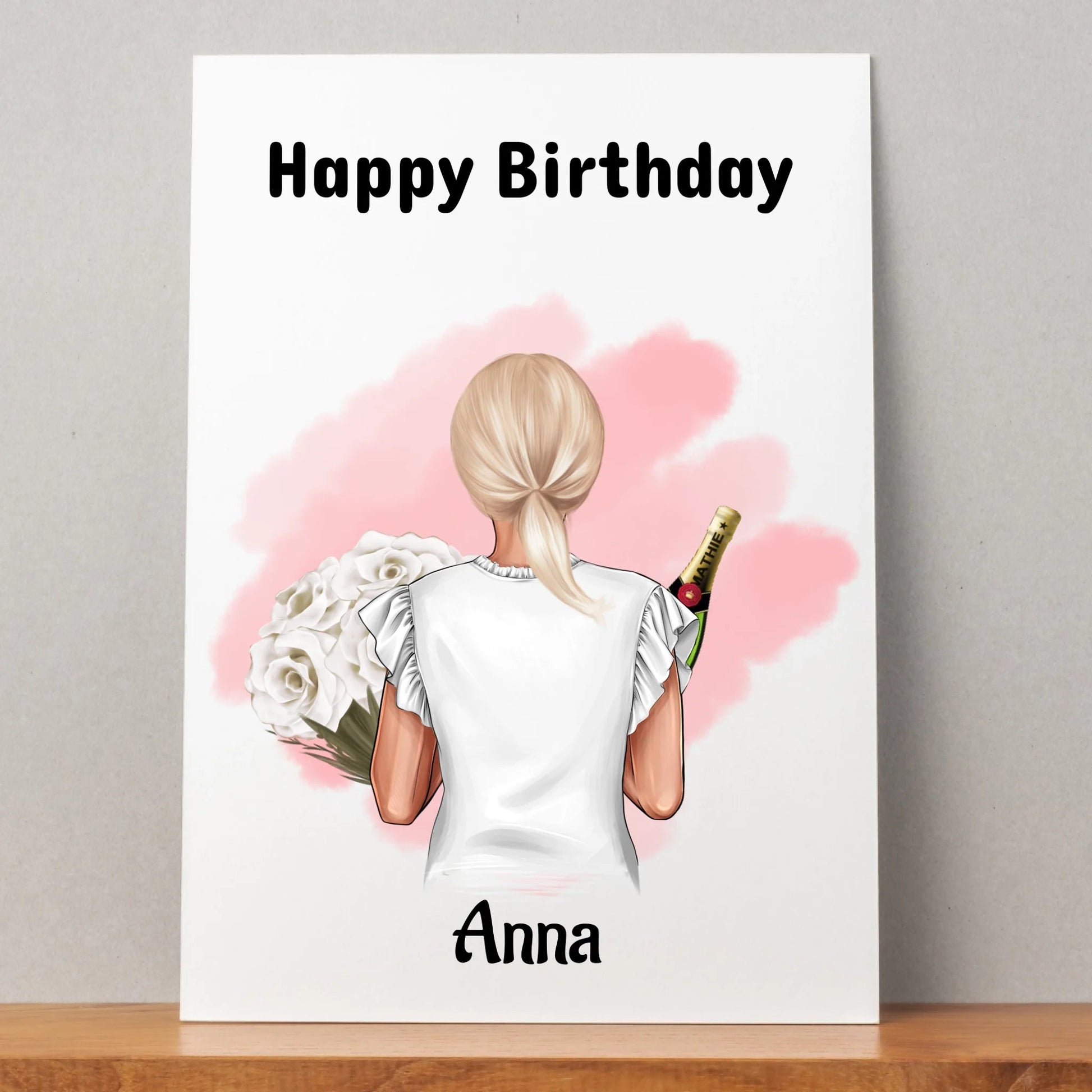 Arbeitskollegin Frau Geburtstag Geschenk Poster - Prinolla