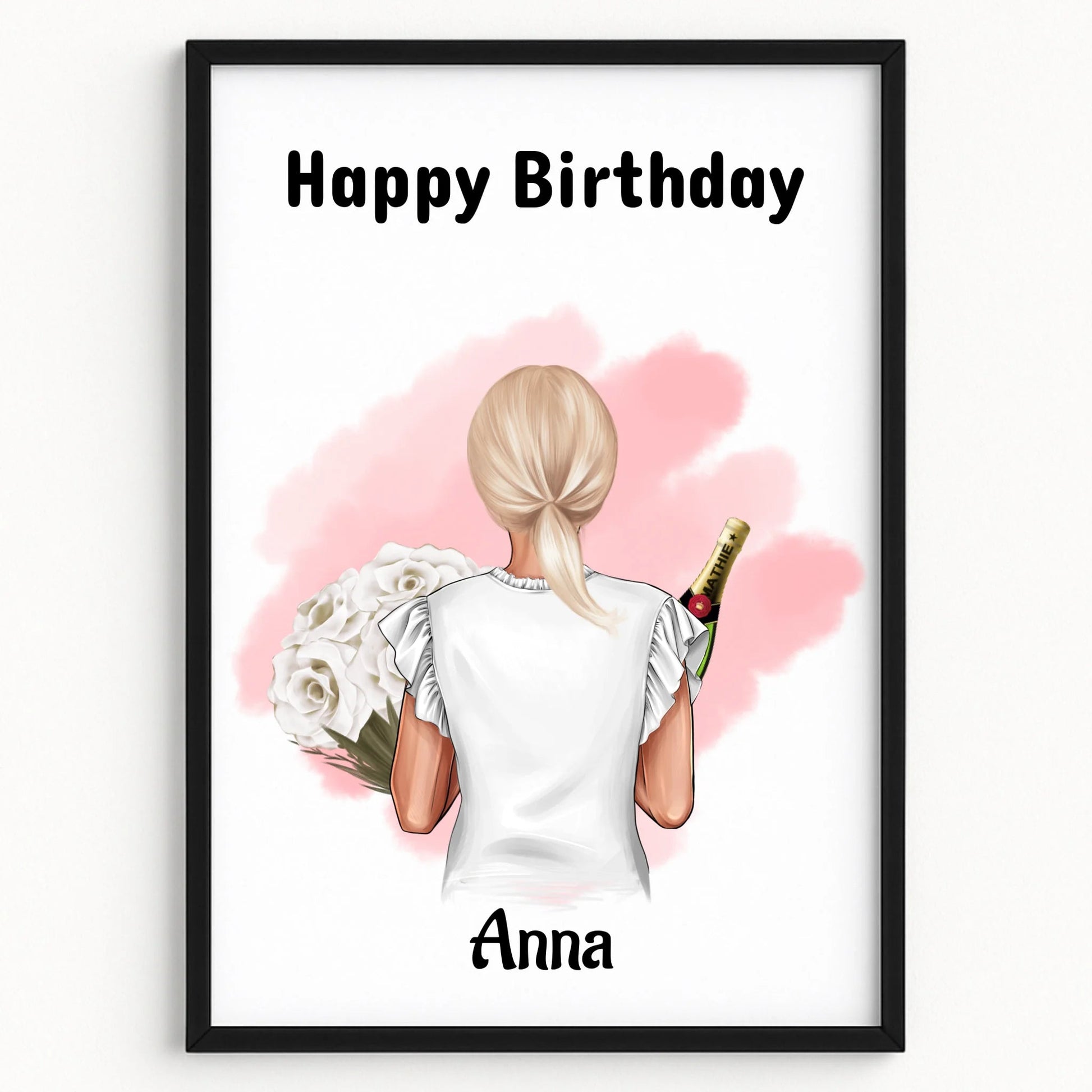 Arbeitskollegin Frau Geburtstag Geschenk Poster - Prinolla