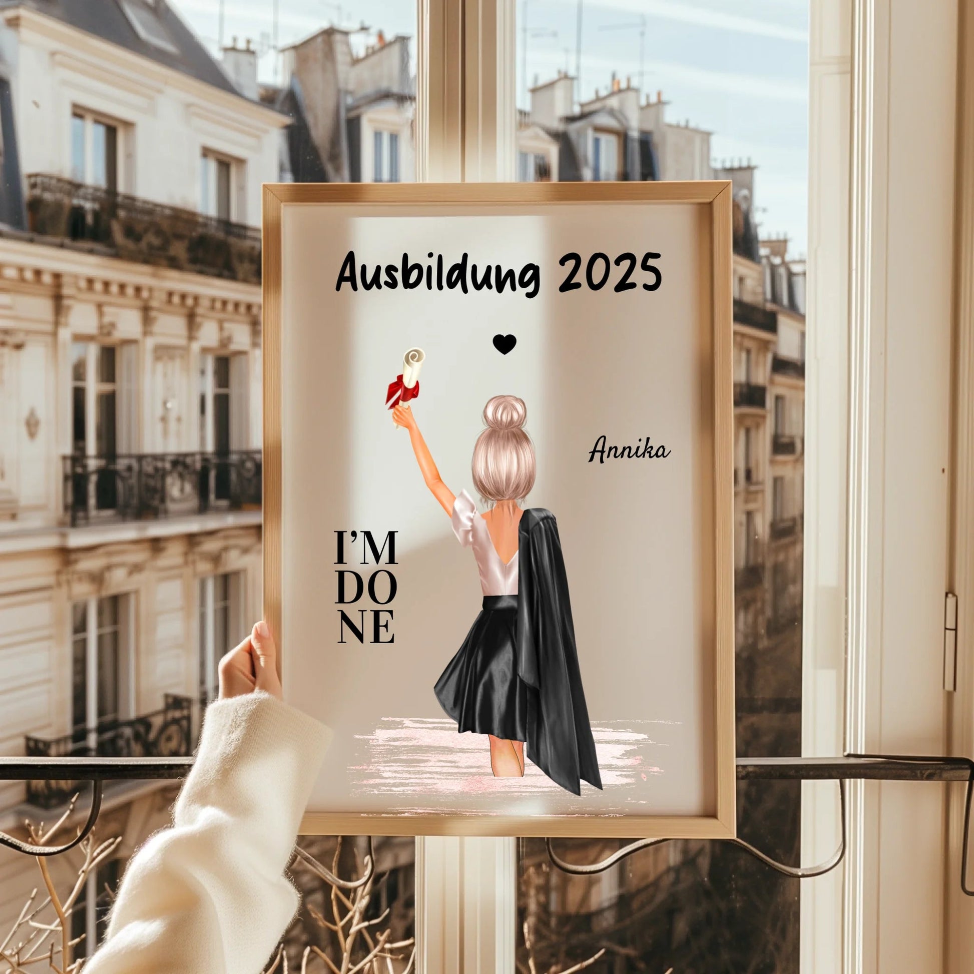 Ausbildung Poster Geschenk personalisiert - Prinolla