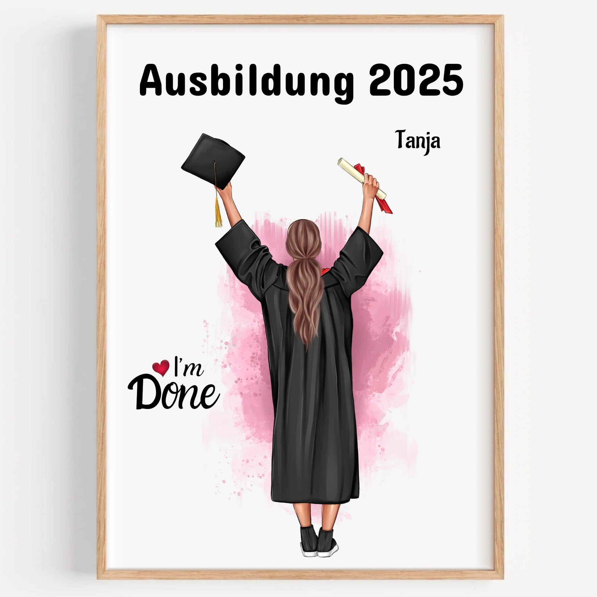 Ausbildung Poster Geschenk von Eltern & Großeltern - Prinolla