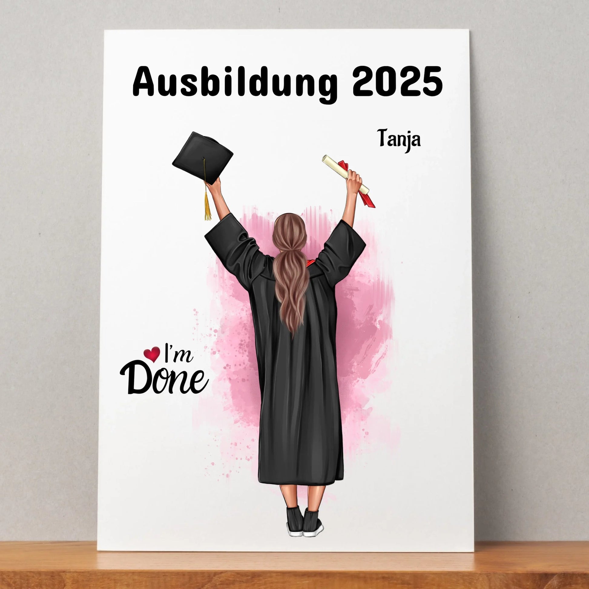 Ausbildung Poster Geschenk von Eltern & Großeltern - Prinolla