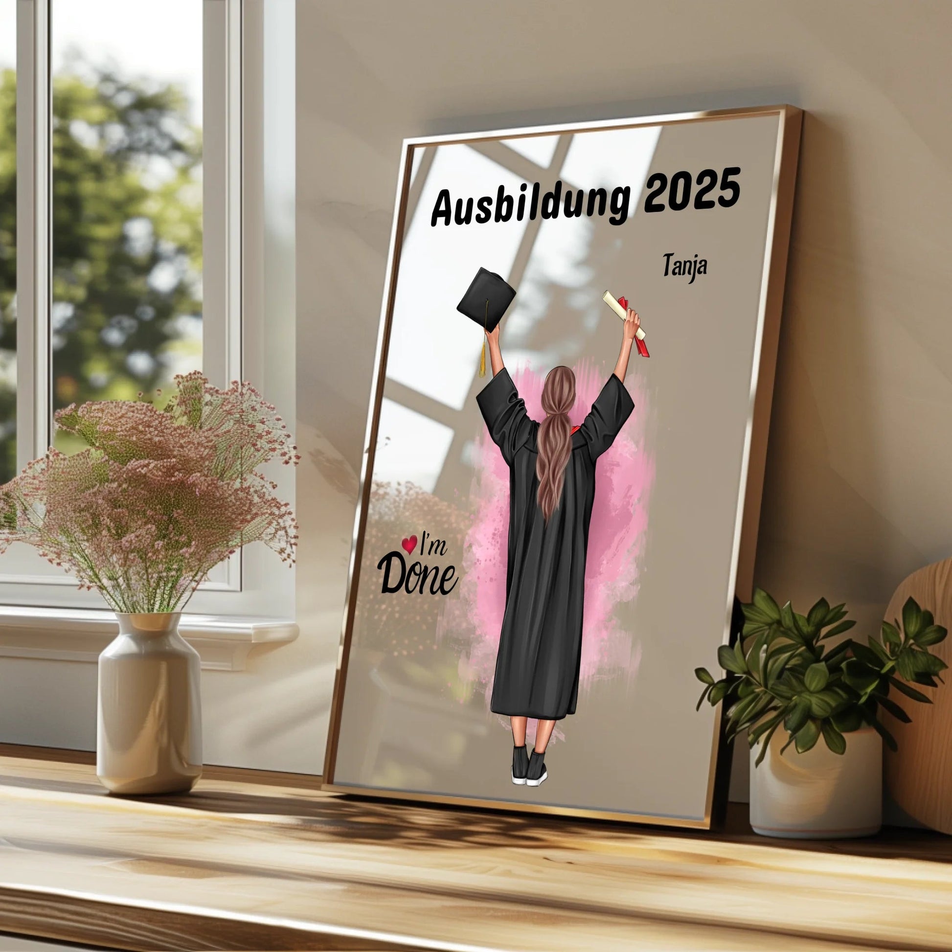 Ausbildung Poster Geschenk von Eltern & Großeltern - Prinolla