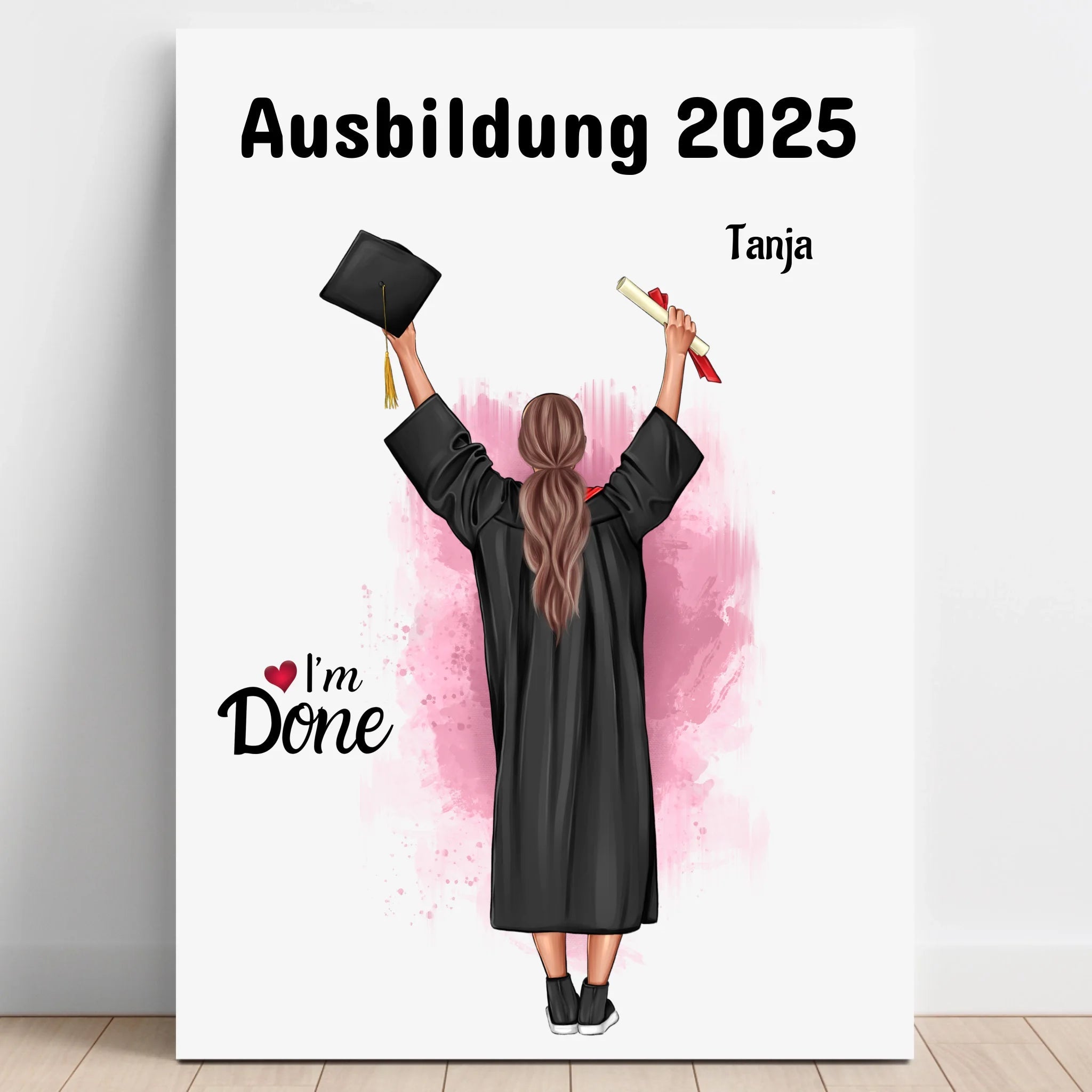 Ausbildung Poster Geschenk von Eltern & GroĂeltern - Prinolla