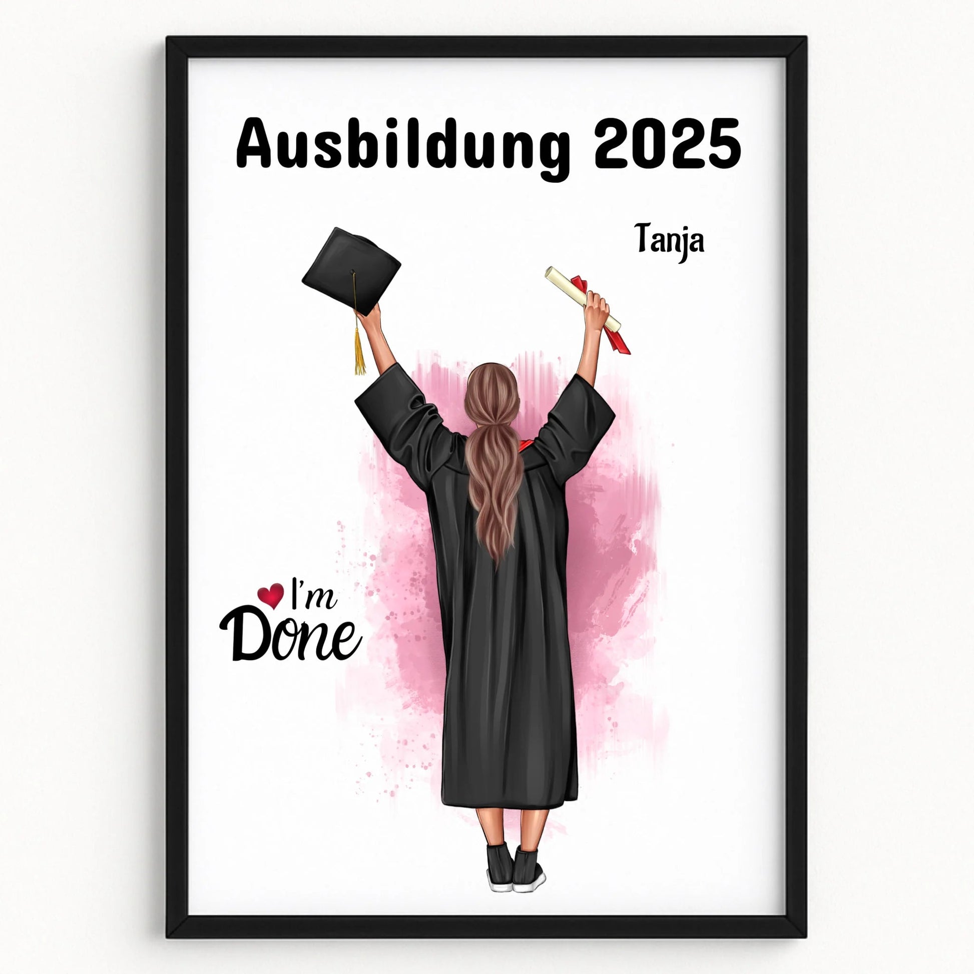 Ausbildung Poster Geschenk von Eltern & Großeltern - Prinolla