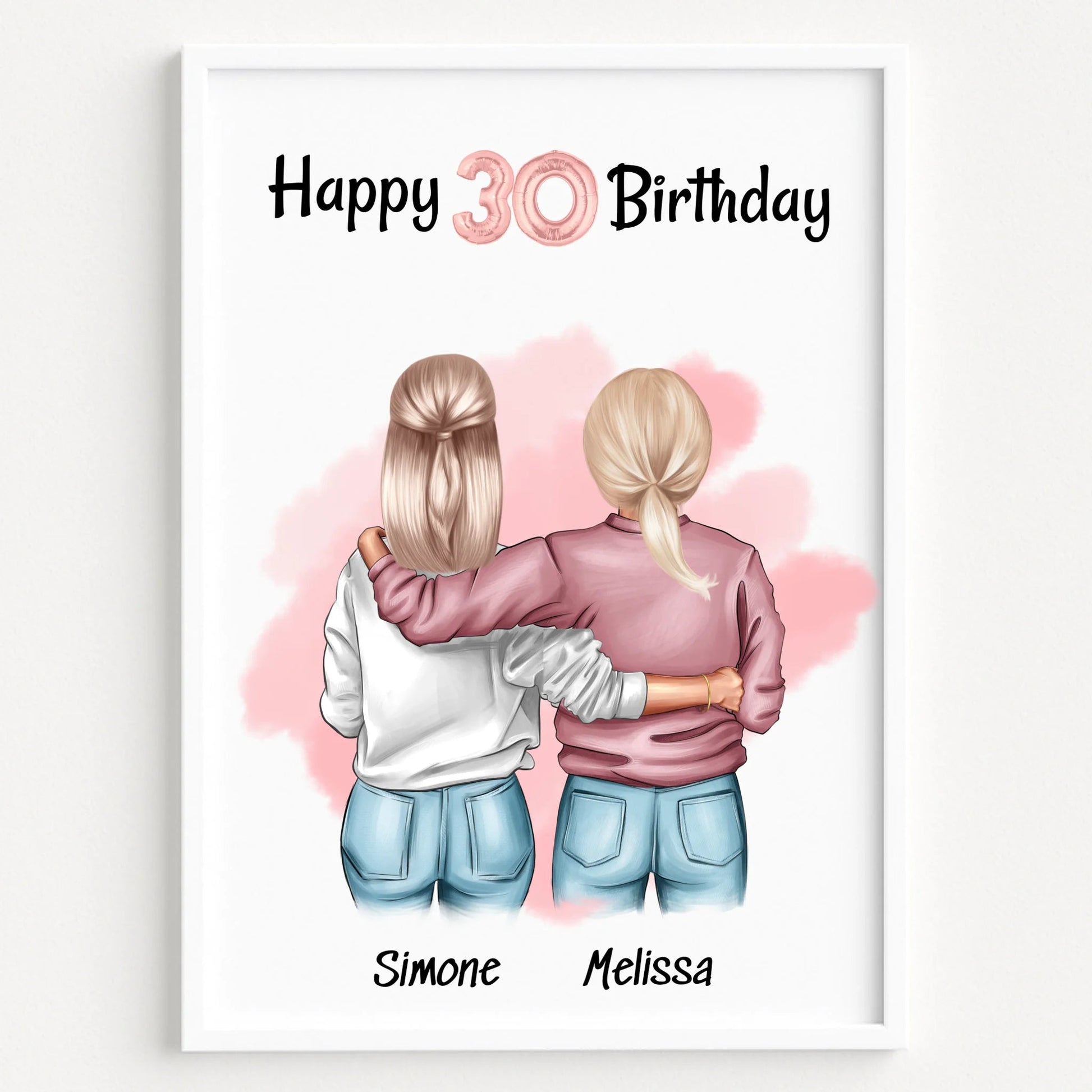 Beste Freundin Geburtstagsgeschenk Bild gestalten - Prinolla