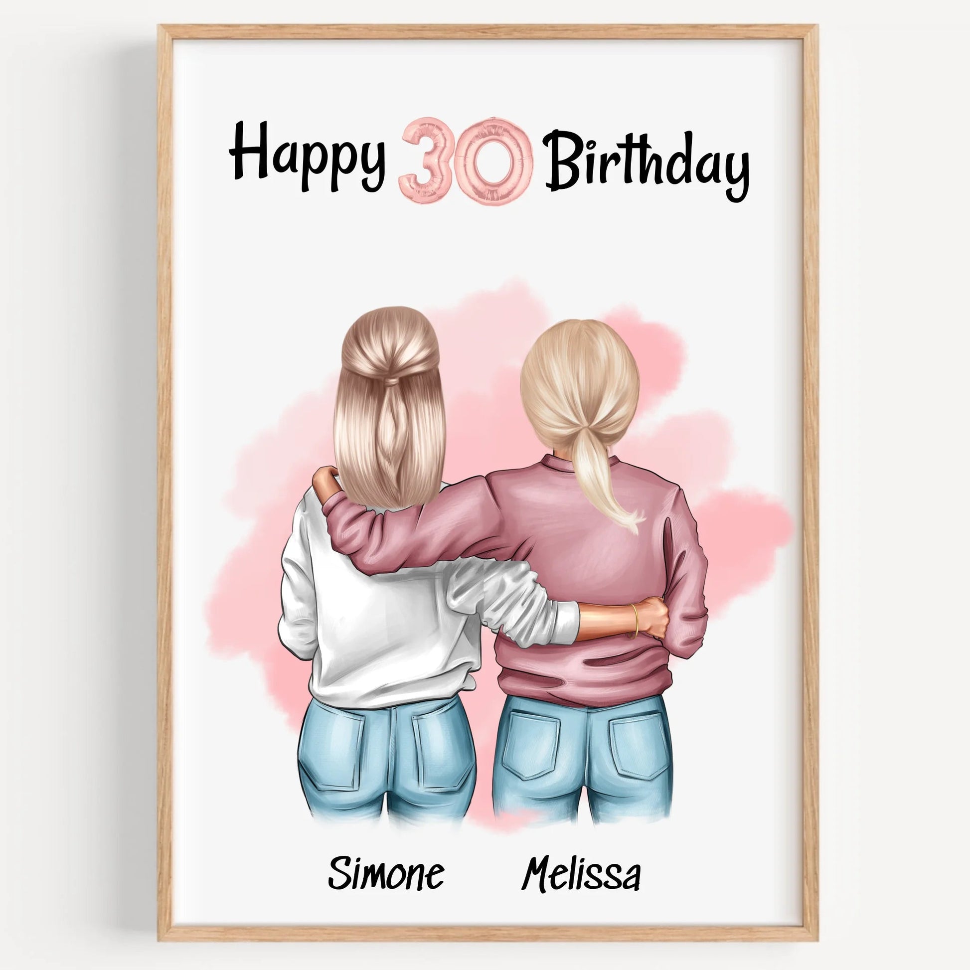 Beste Freundin Geburtstagsgeschenk Bild gestalten - Prinolla