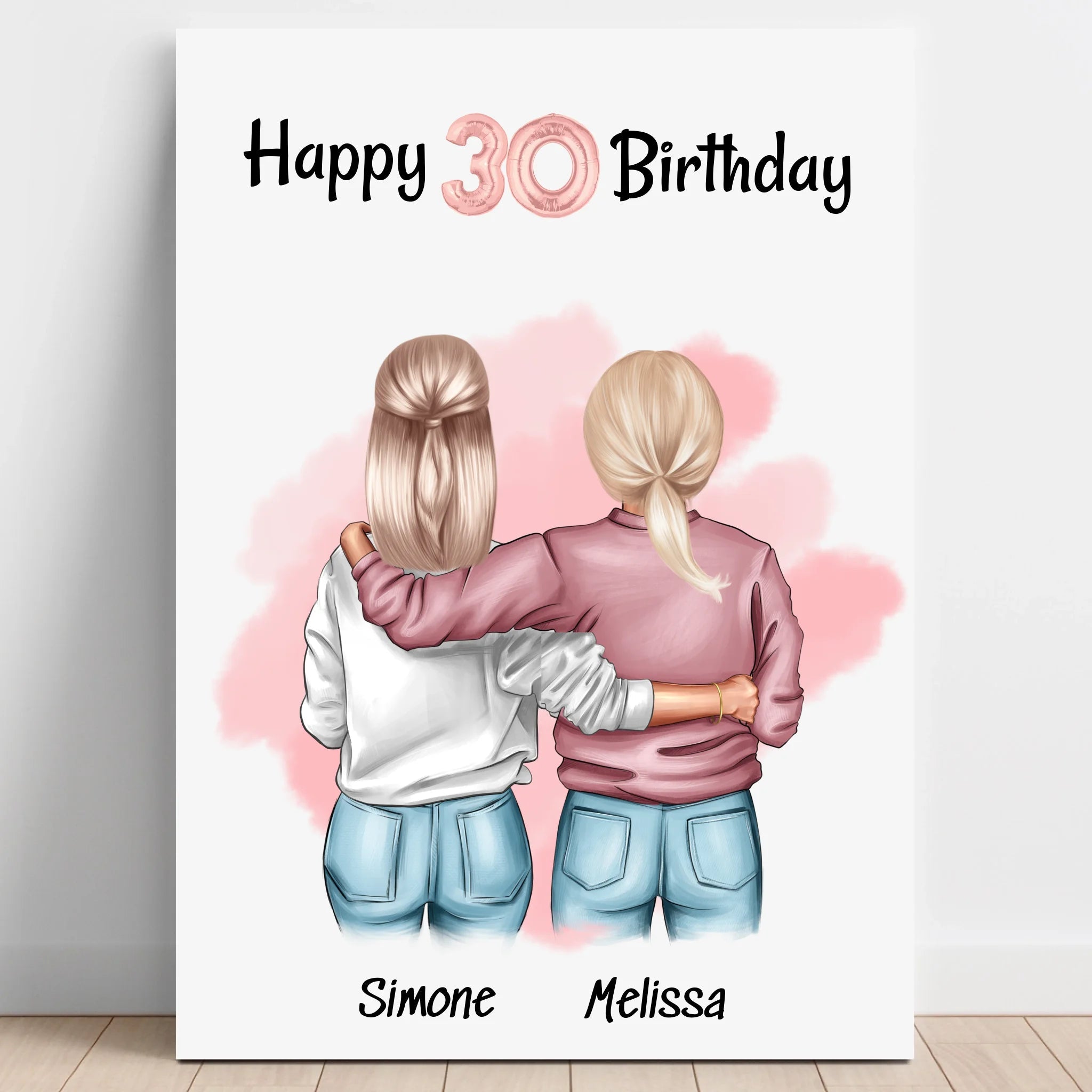 Beste Freundin Geburtstagsgeschenk Bild gestalten - Prinolla