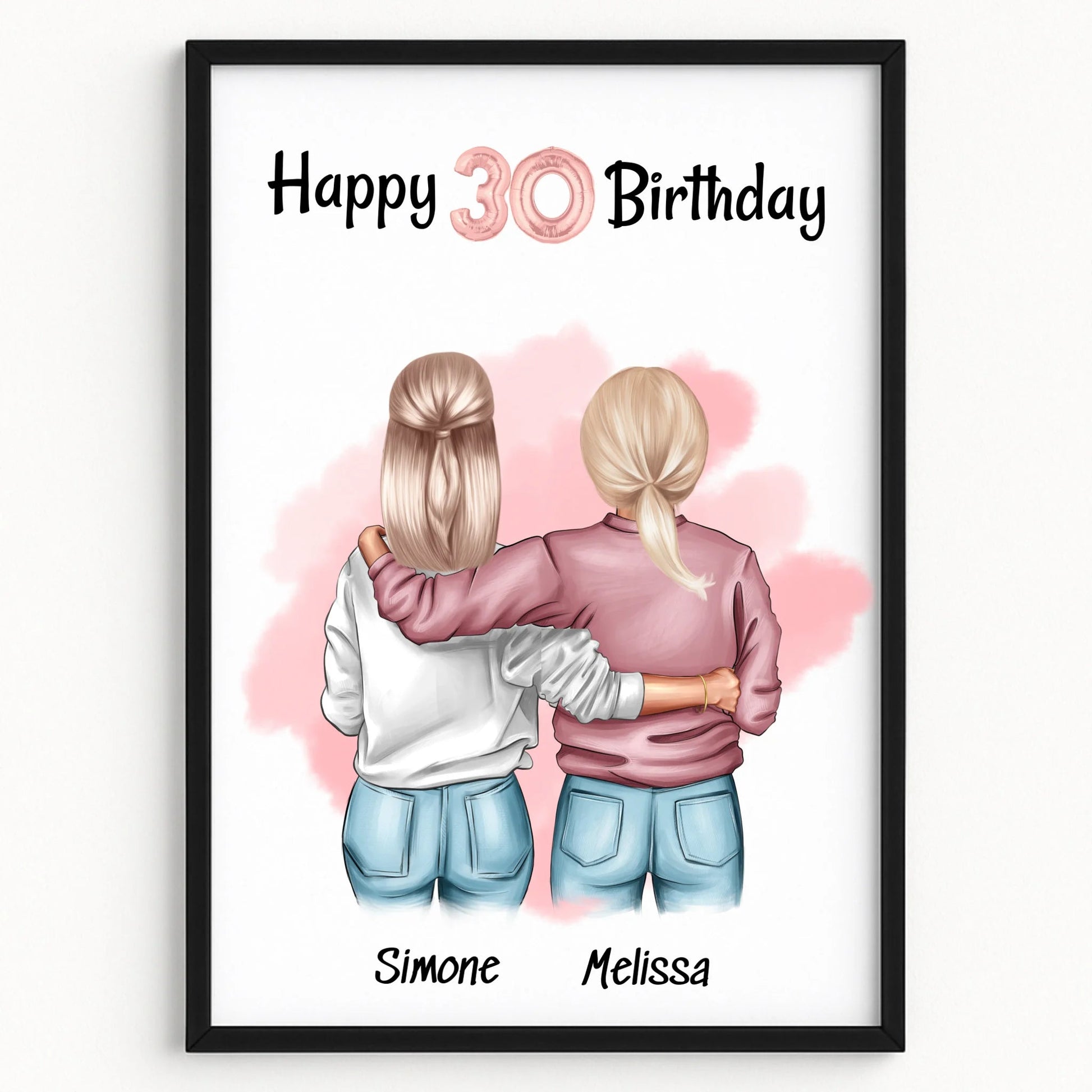 Beste Freundin Geburtstagsgeschenk Bild gestalten - Prinolla