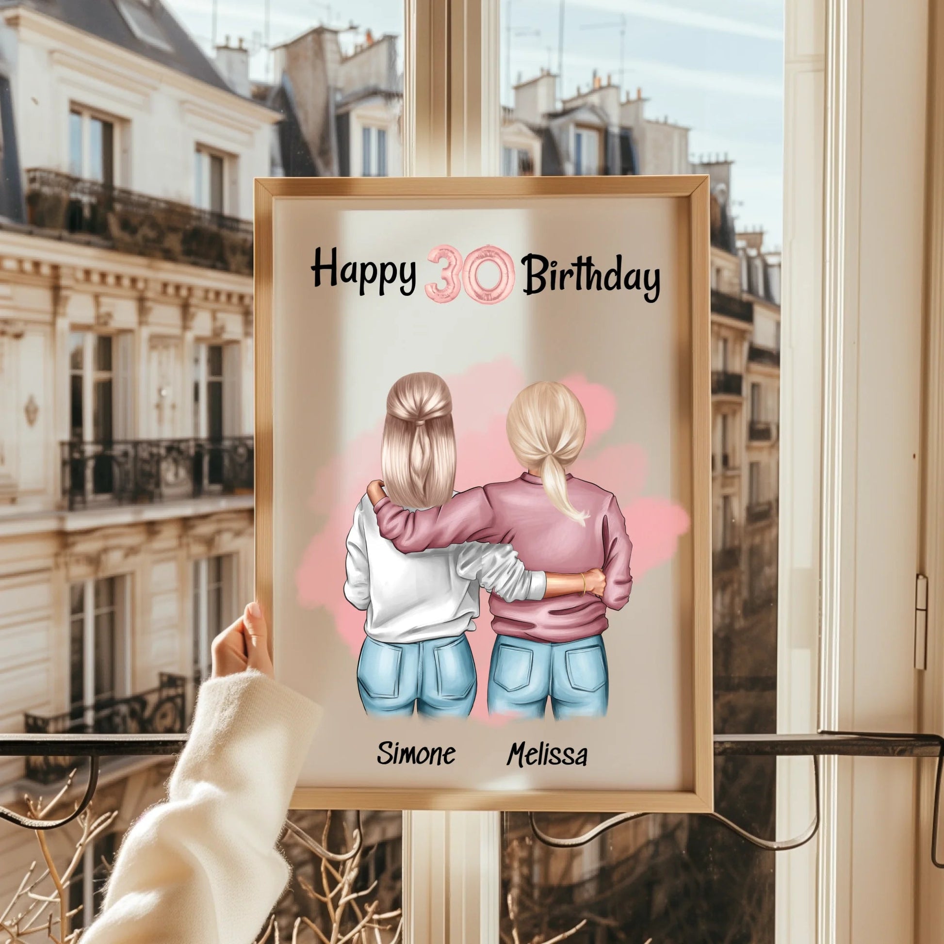 Beste Freundin Geburtstagsgeschenk Bild gestalten - Prinolla