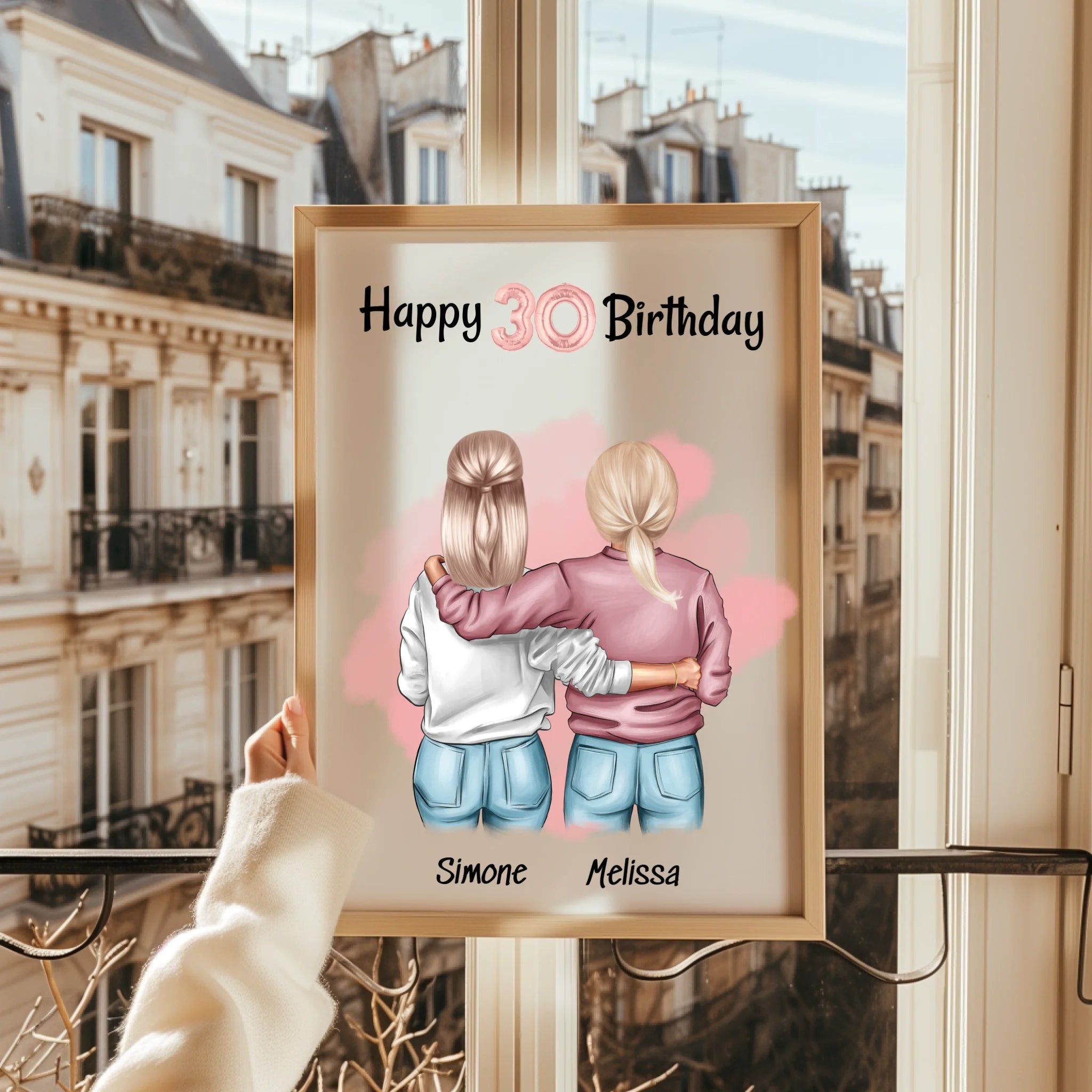 Beste Freundin Geburtstagsgeschenk Bild gestalten - Prinolla