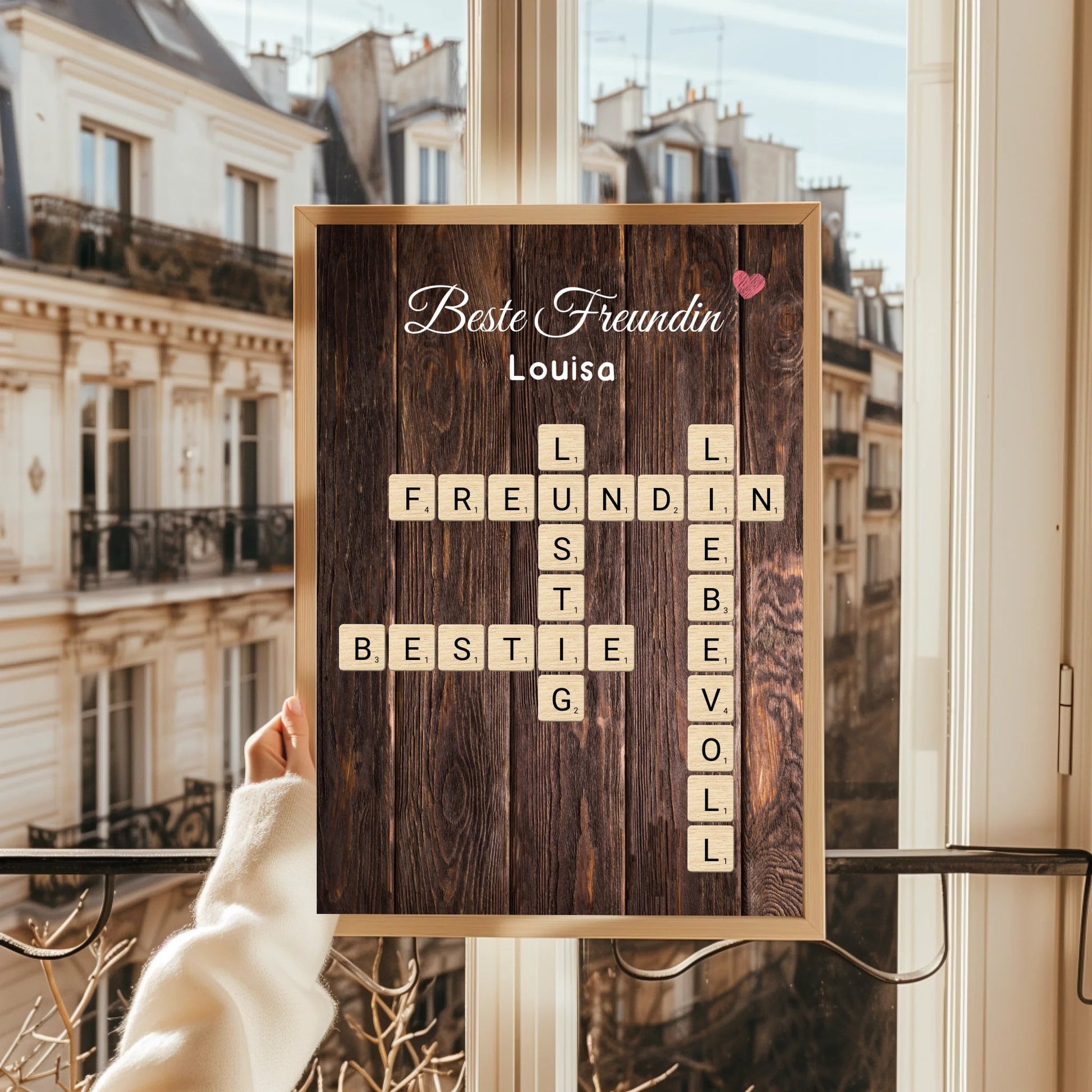 Beste Freundin Geschenk Wort Definition Poster personalisiert - Prinolla