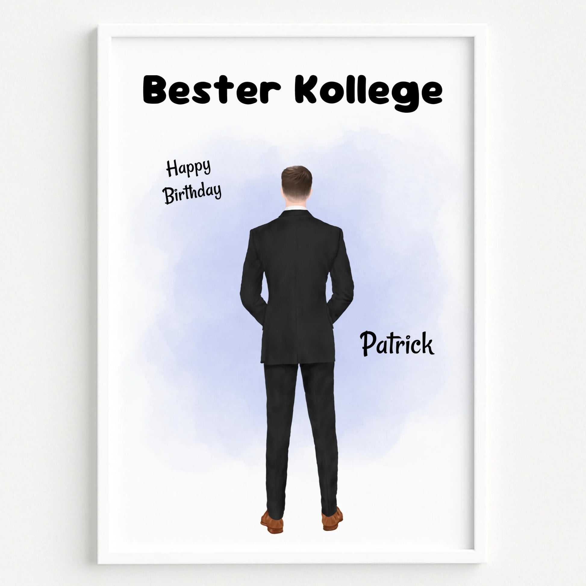 Bester Kollege Mann Geschenk Poster für Arbeitskollege - Prinolla