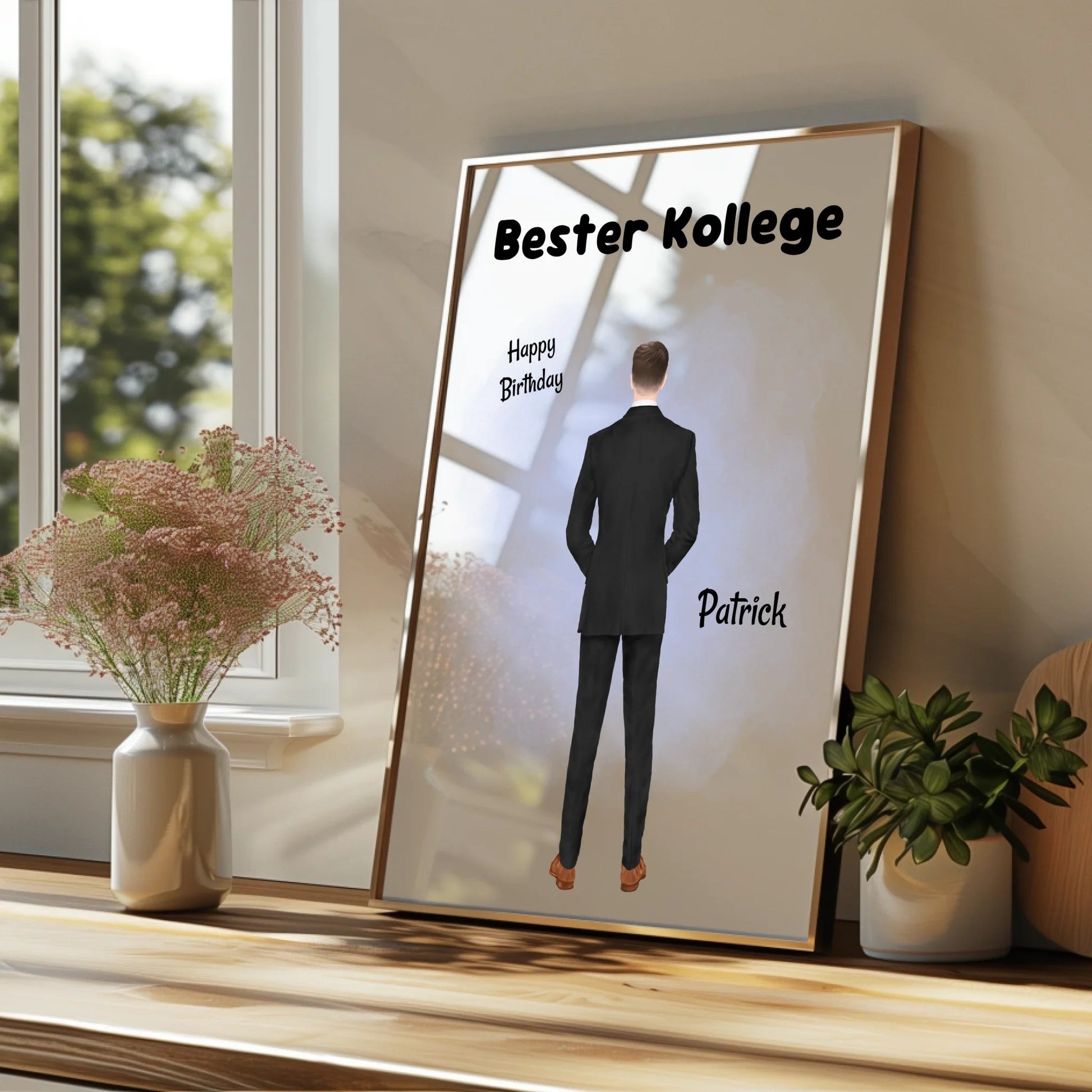 Bester Kollege Mann Geschenk Poster für Arbeitskollege - Prinolla