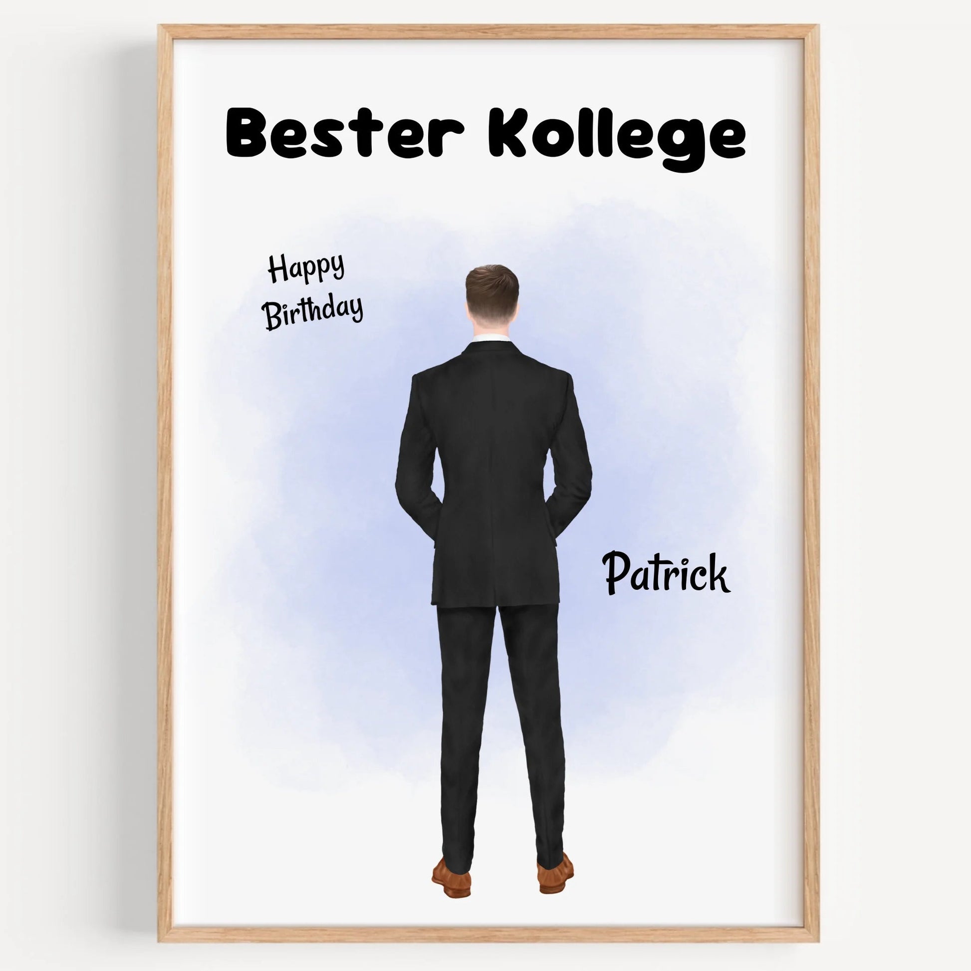 Bester Kollege Mann Geschenk Poster für Arbeitskollege - Prinolla