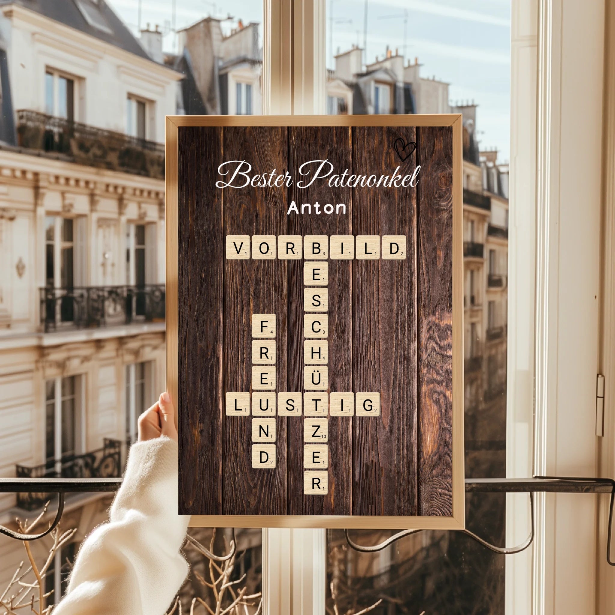 Bester Patenonkel Word Definition Poster Geschenk gestalten - Prinolla