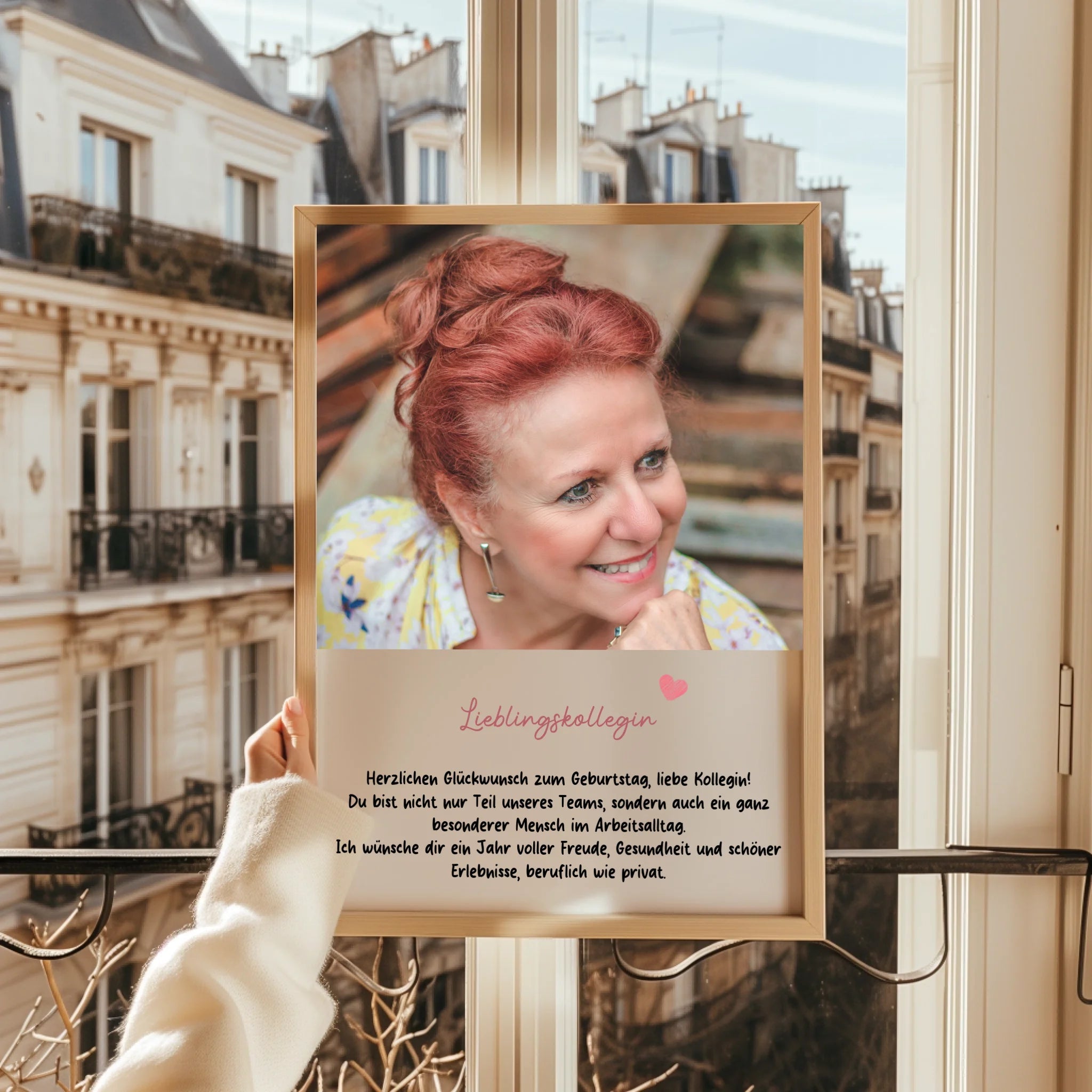Fotogeschenk Kollegin Poster Foto personalisiert - Prinolla