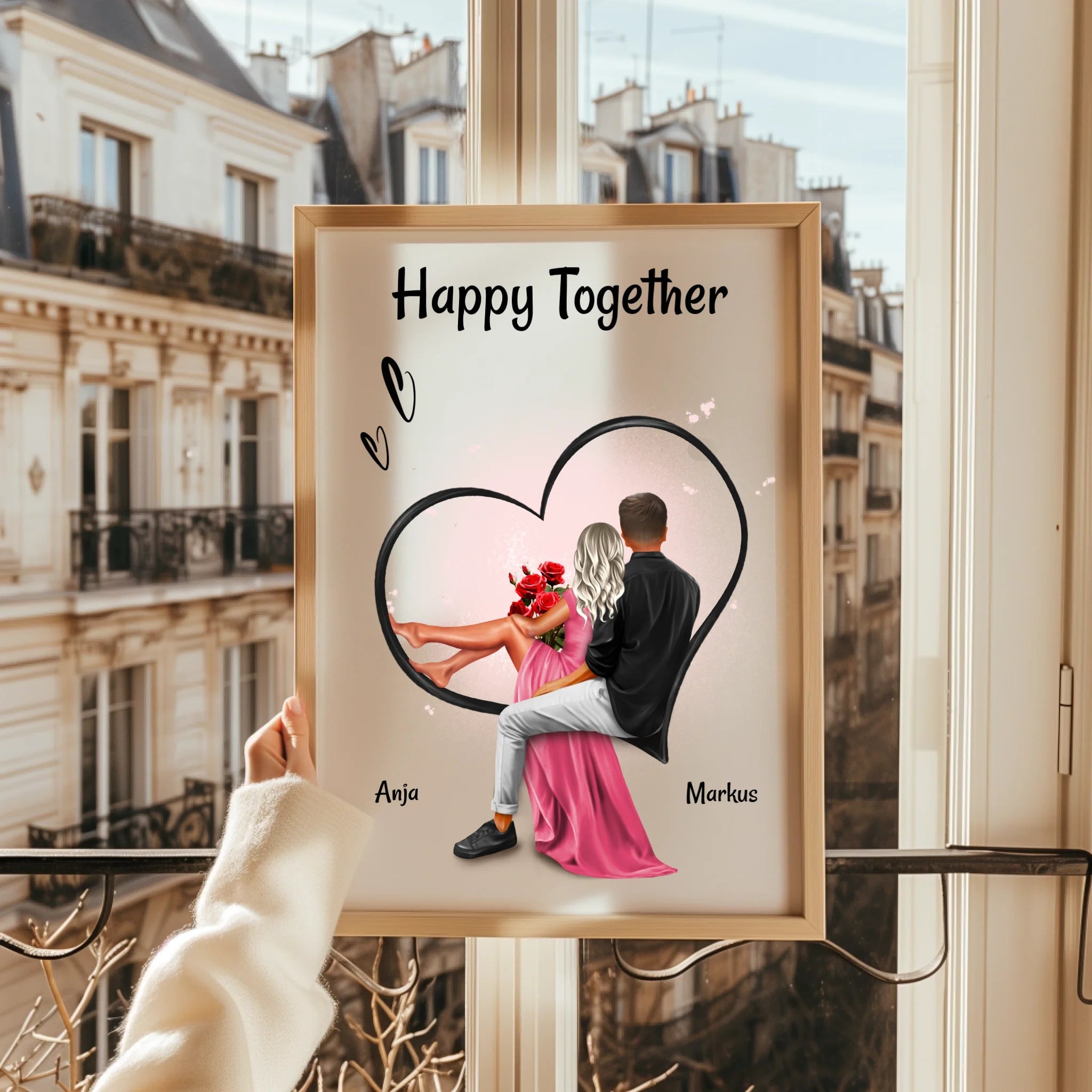 Freundin Poster Geschenk personalisiert von Freund - Prinolla