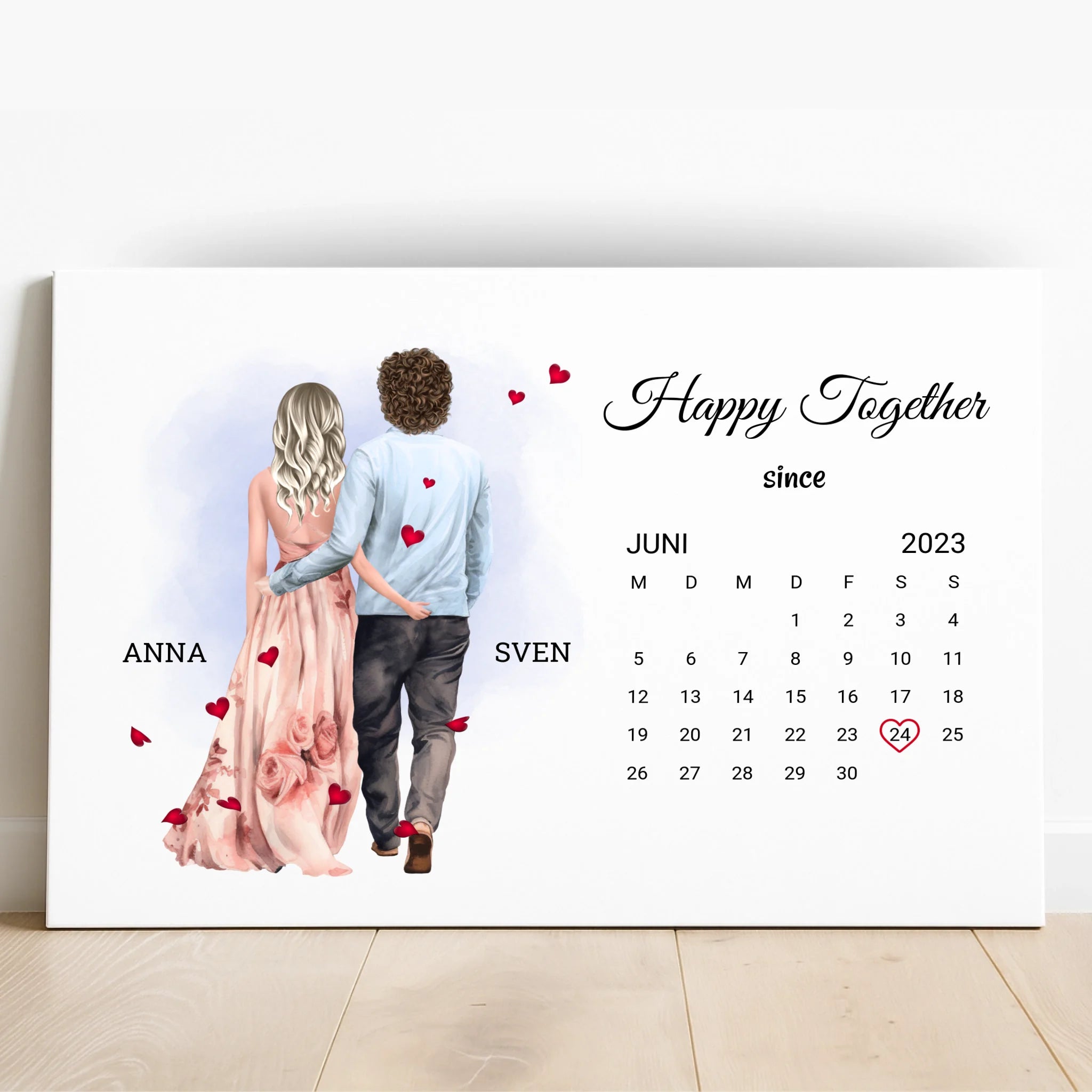 Geschenk zum Jahrestag Poster mit Datum - Prinolla