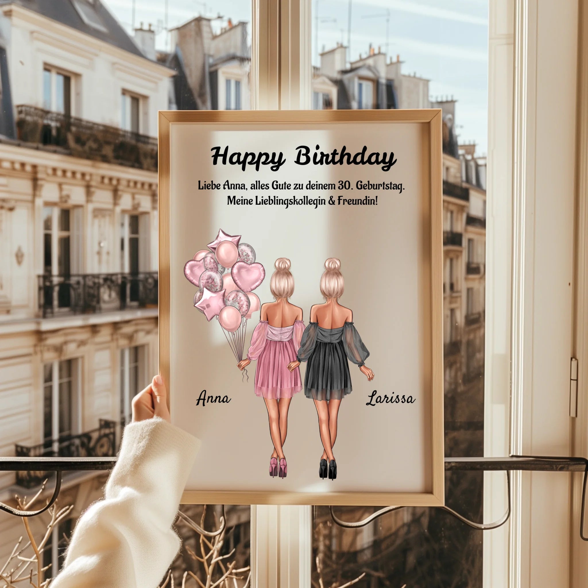 Geschwister Geburtstag Geschenk Poster Personalisiert - Prinolla