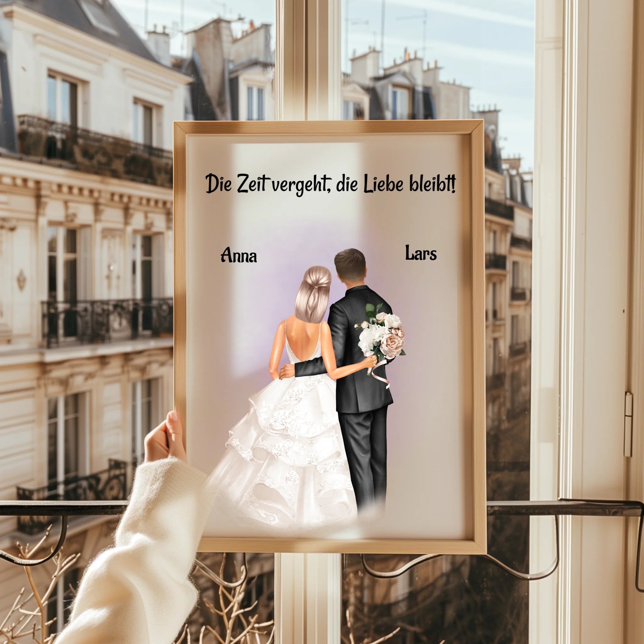 Hochzeitspaar Geschenk zur Hochzeit Poster gestalten - Prinolla
