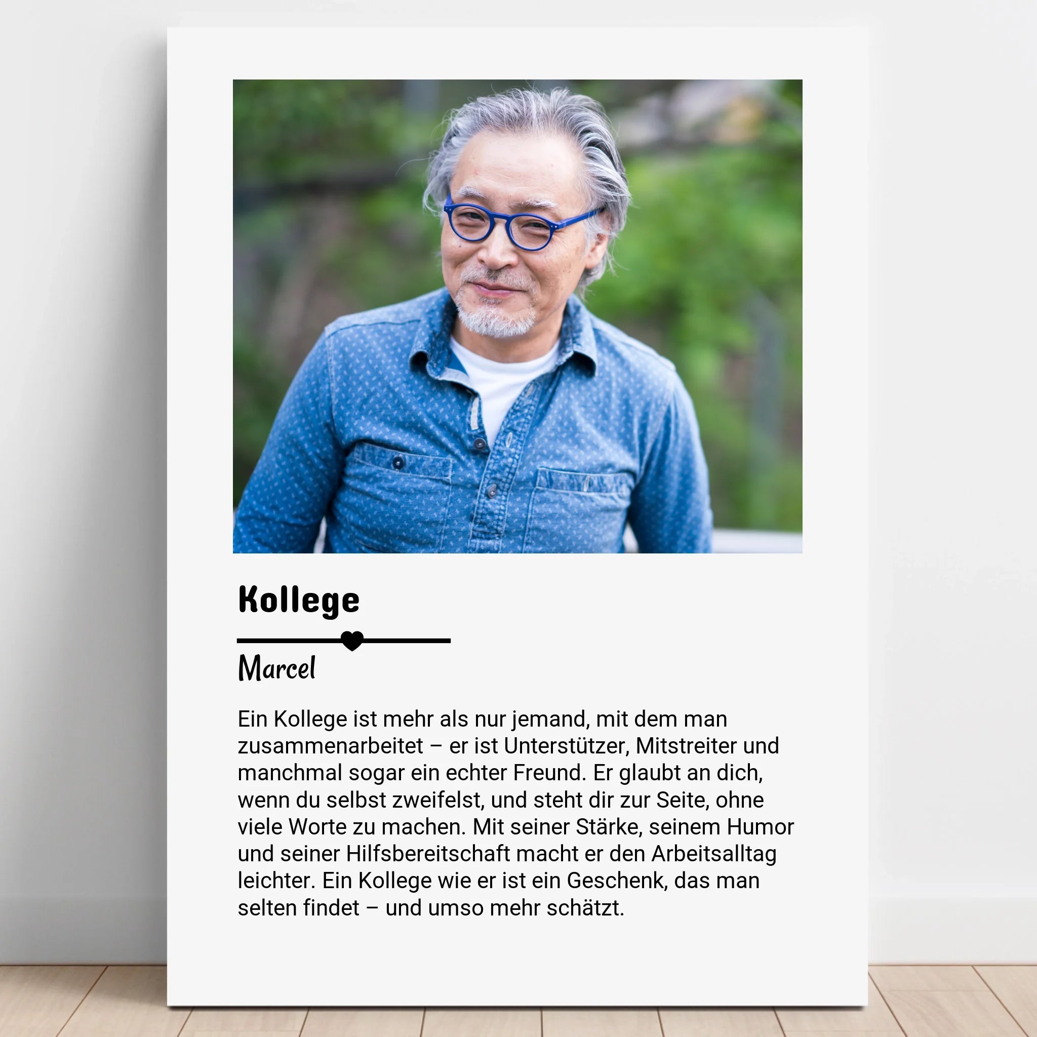 Kollege Definition Geschenk Poster gestalten - Prinolla