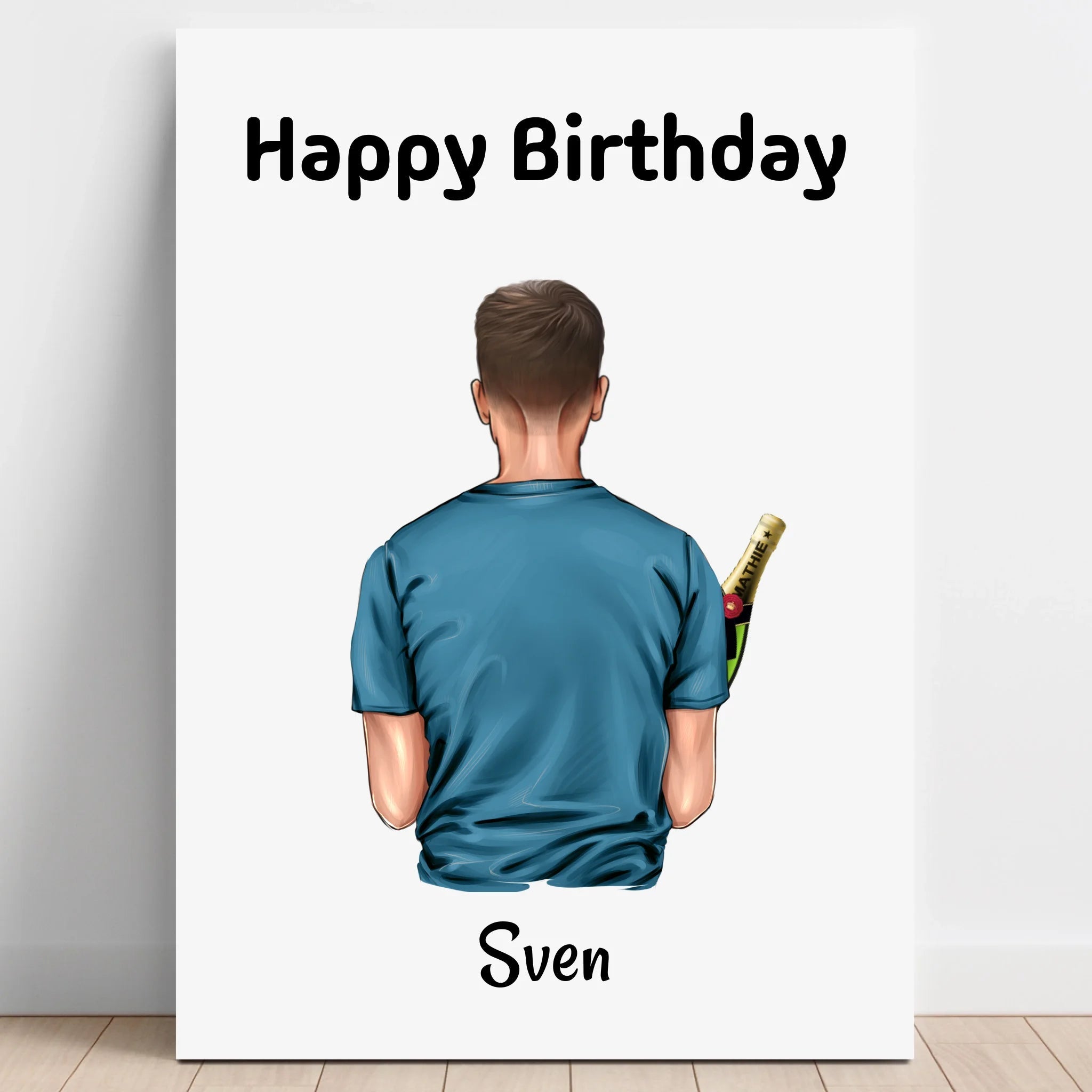 Kollege Mann Geburtstag Geschenk Poster personalisiert - Prinolla