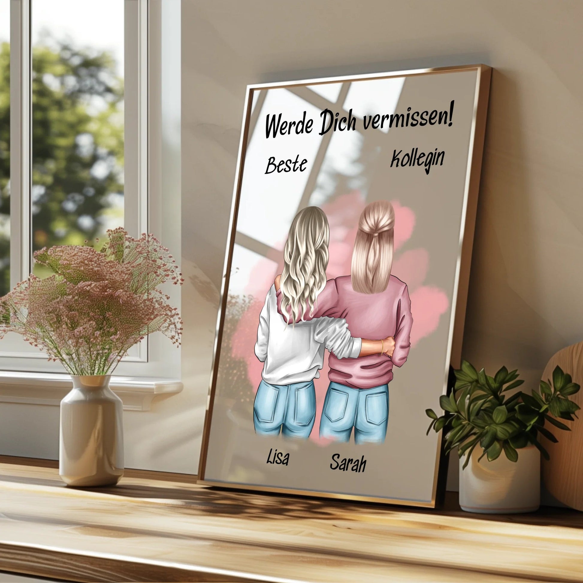 Kollegin Abschied Geschenk Poster gestalten - Prinolla