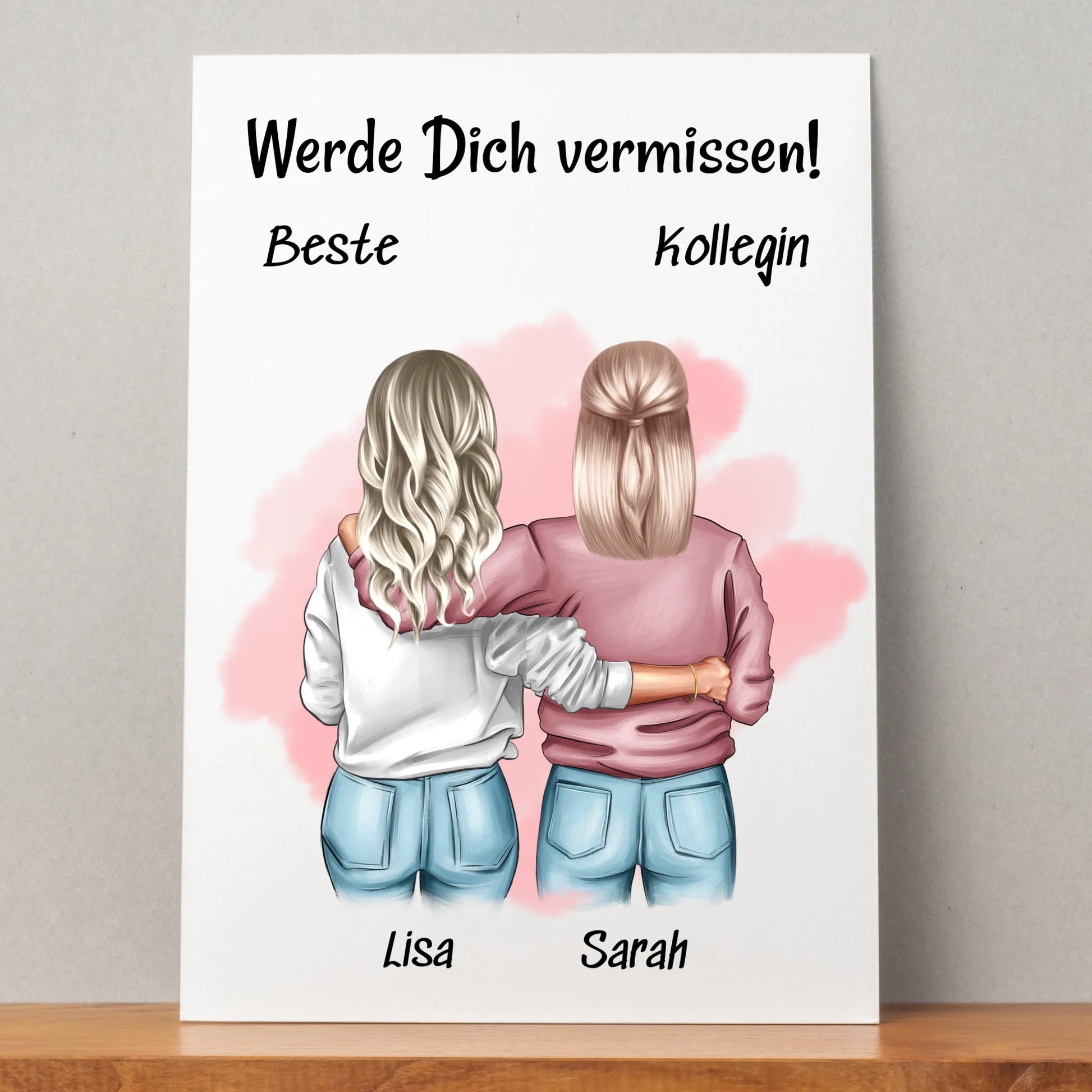 Kollegin Abschied Geschenk Poster gestalten - Prinolla