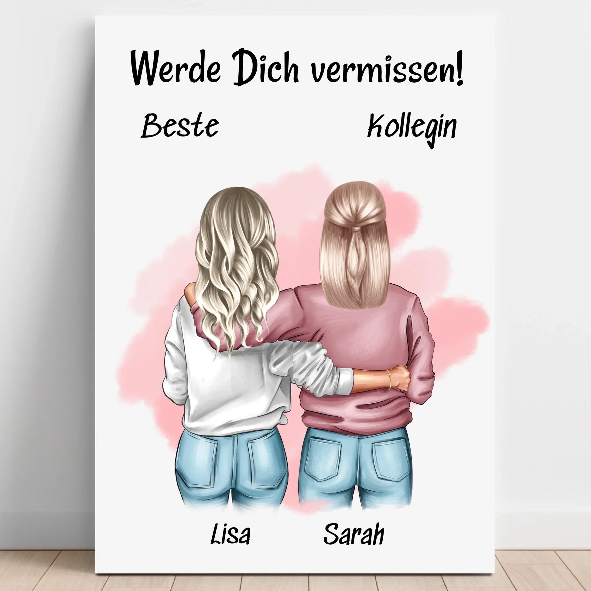 Kollegin Abschied Geschenk Poster gestalten - Prinolla