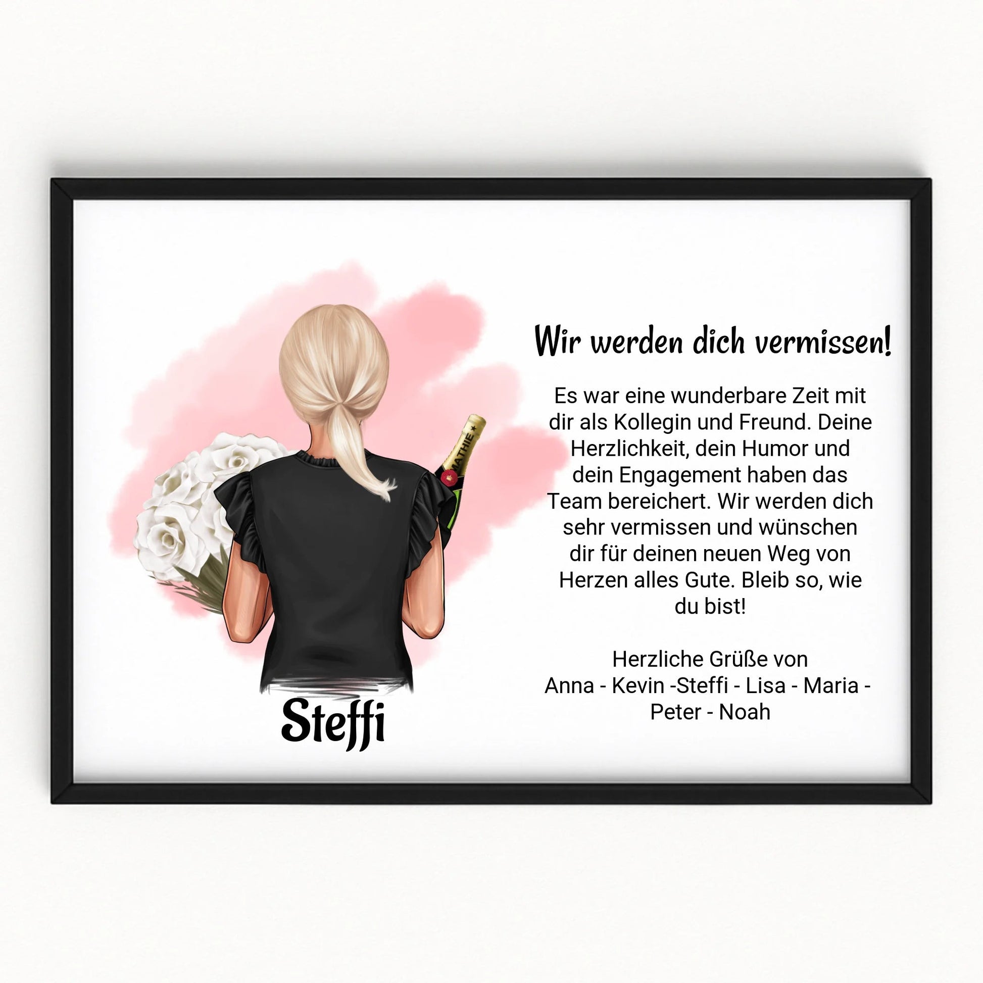 Kollegin Abschiedsgeschenk Ruhestand & Rente Poster - Prinolla