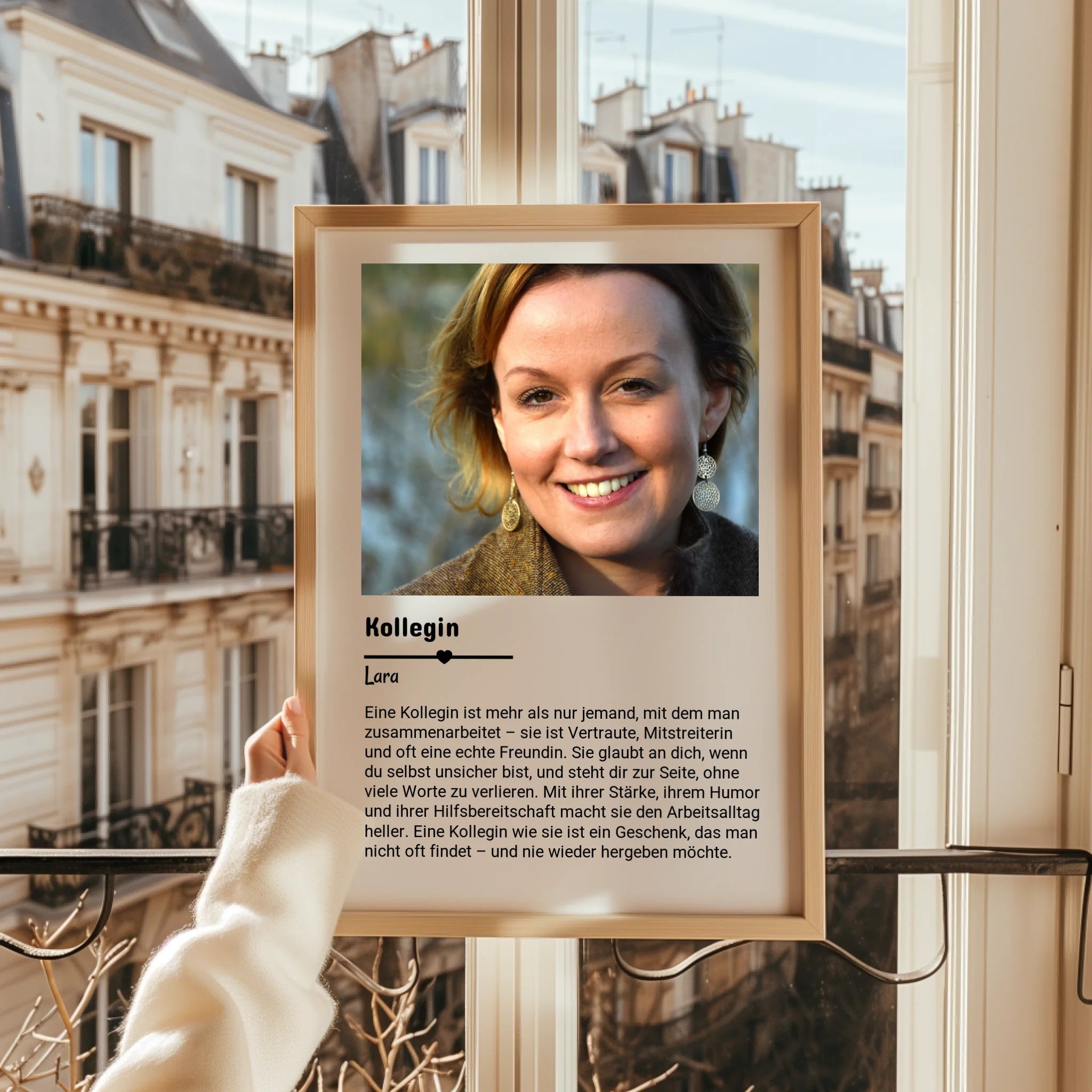 Kollegin Definitionposter Geschenk mit Foto personalisiert - Prinolla