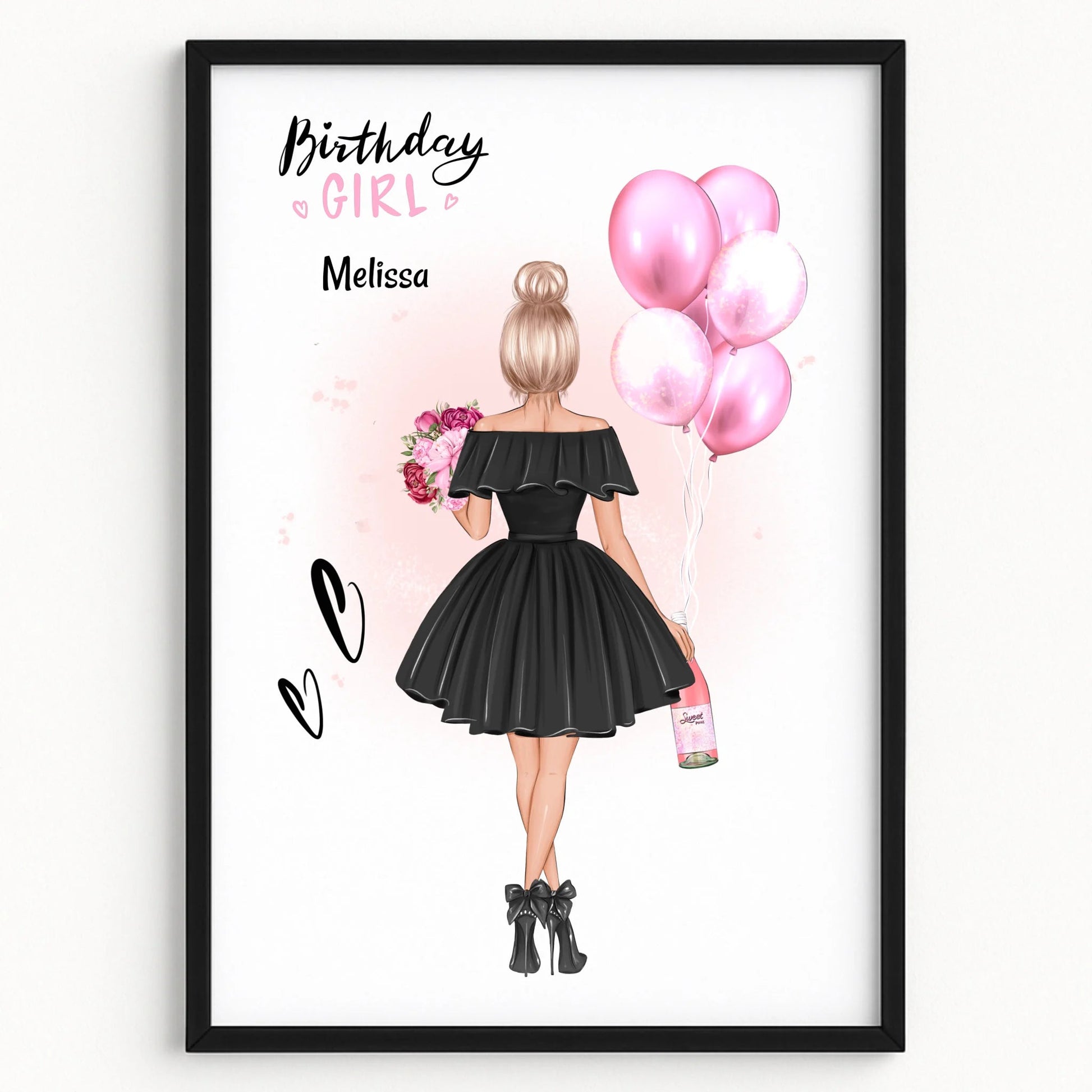 Kollegin Geburtstagsgeschenk Bild personalisiert - Prinolla