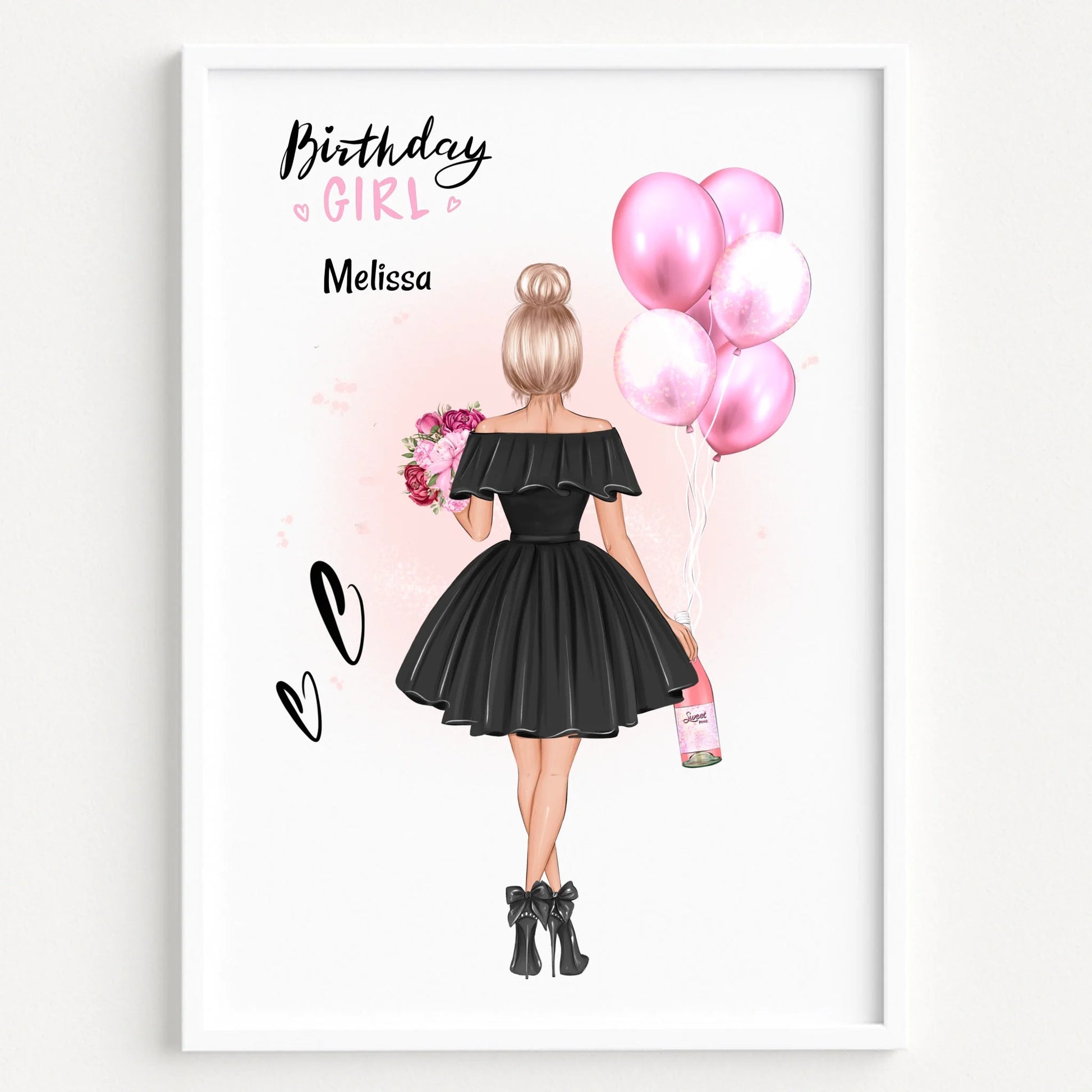 Kollegin Geburtstagsgeschenk Bild personalisiert - Prinolla