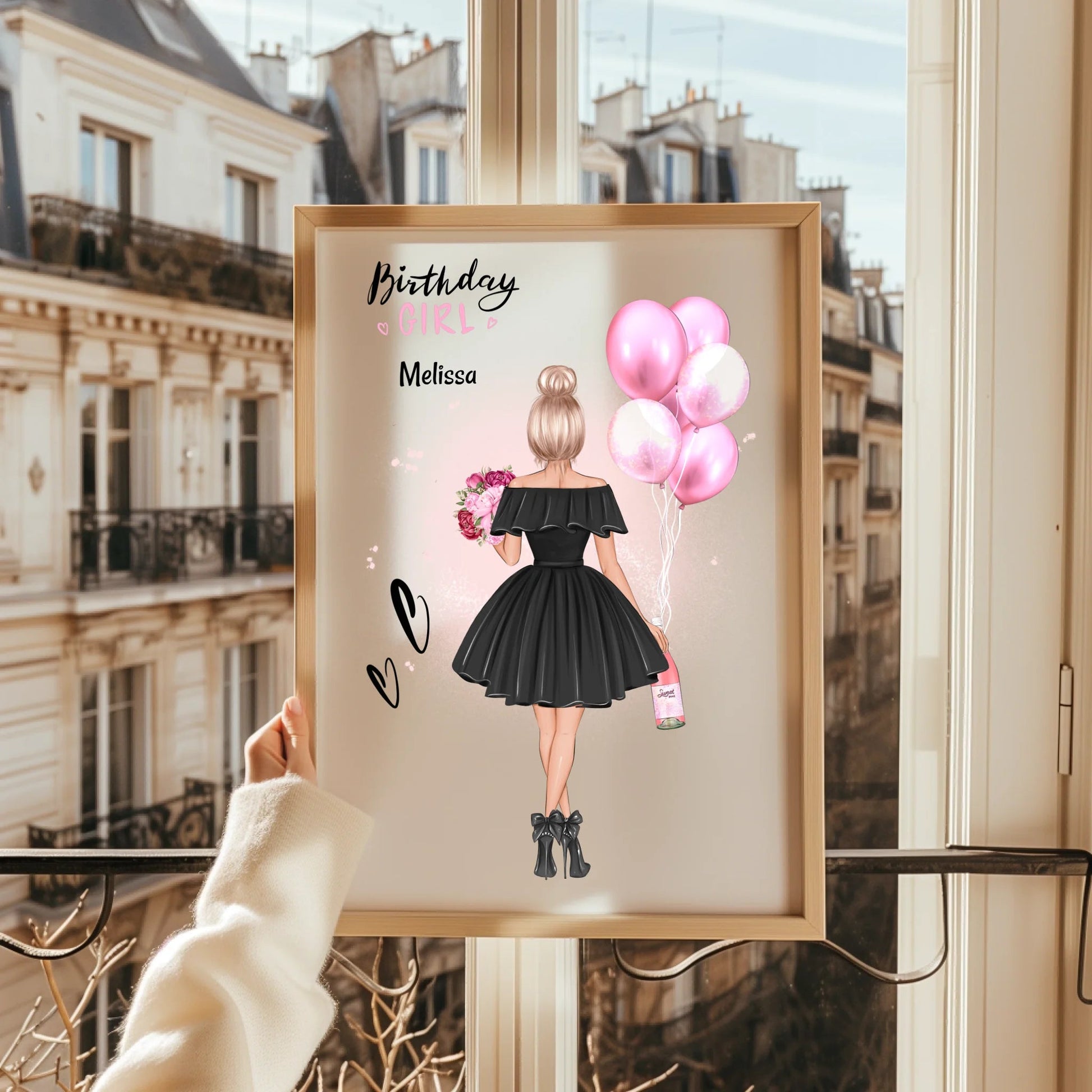 Kollegin Geburtstagsgeschenk Bild personalisiert - Prinolla