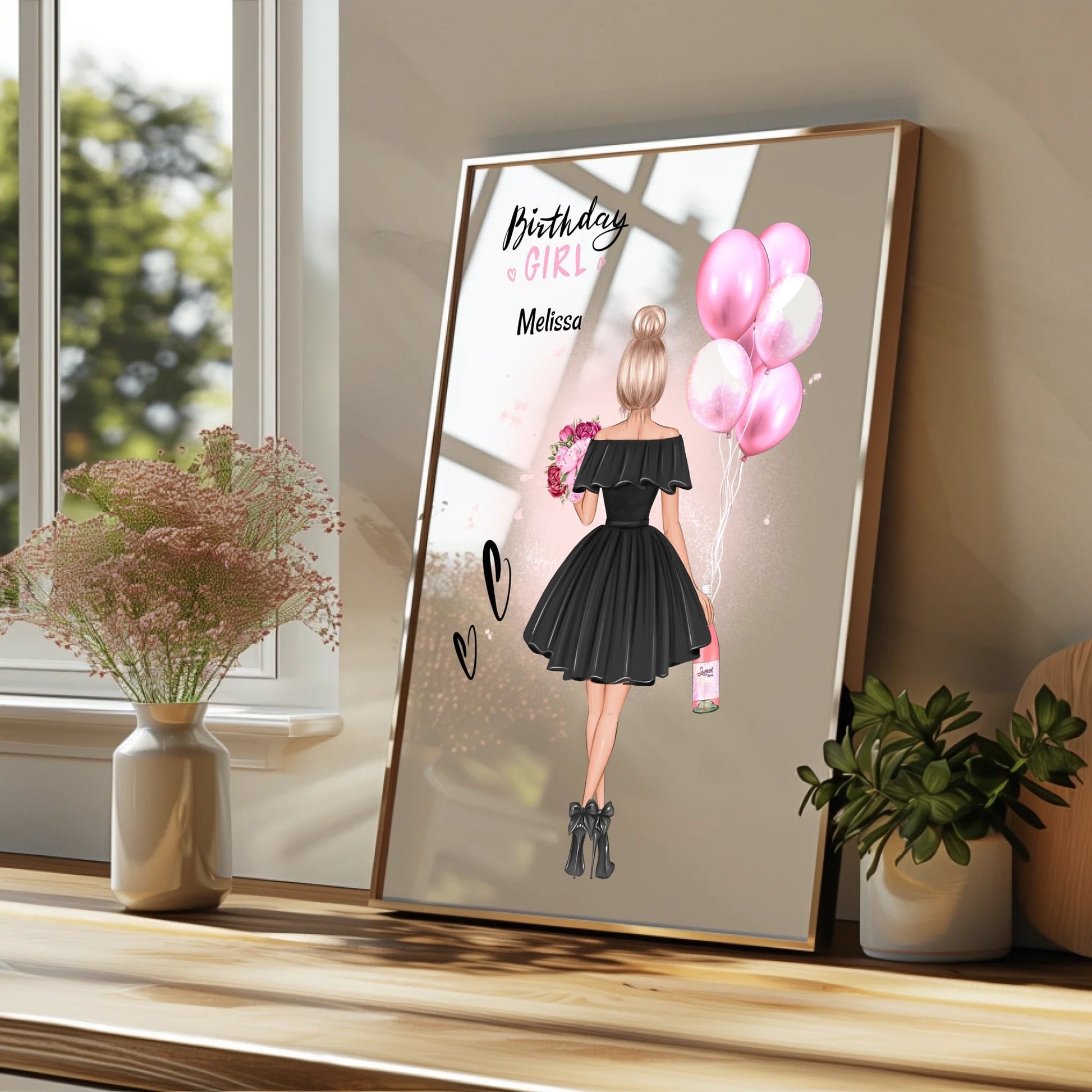 Kollegin Geburtstagsgeschenk Bild personalisiert - Prinolla