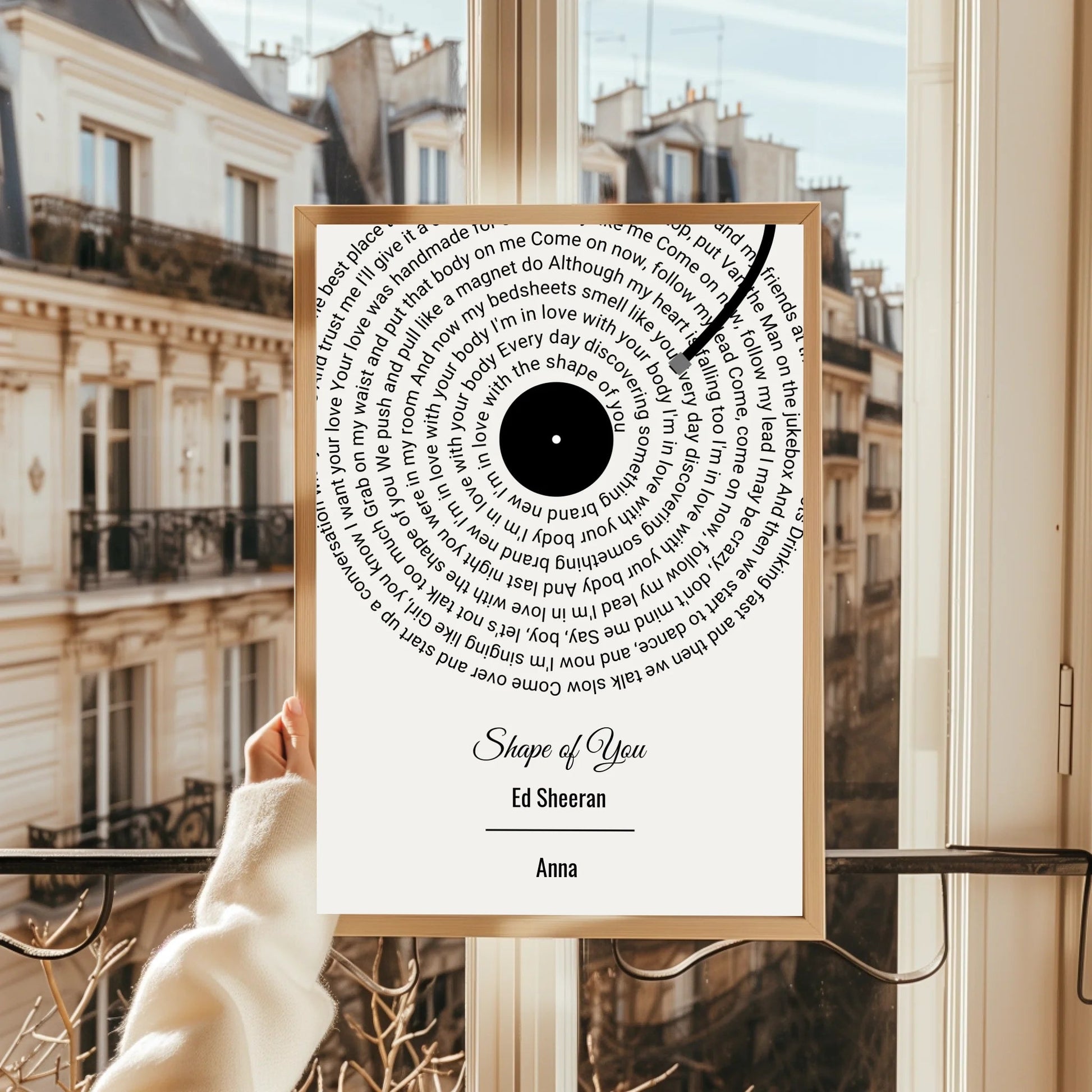 Kollegin Lieblingssong Musikposter Schallplatte Design Poster - Prinolla