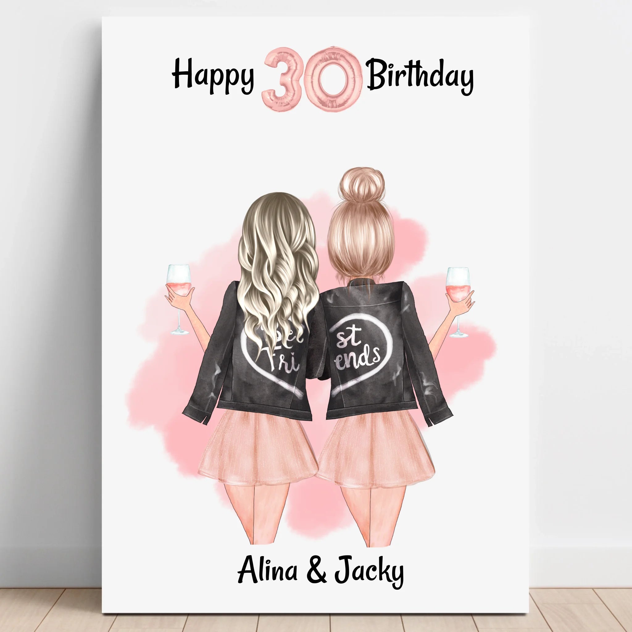 Lieblingskollegin Geburtstag Geschenk Idee Poster gestalten - Prinolla