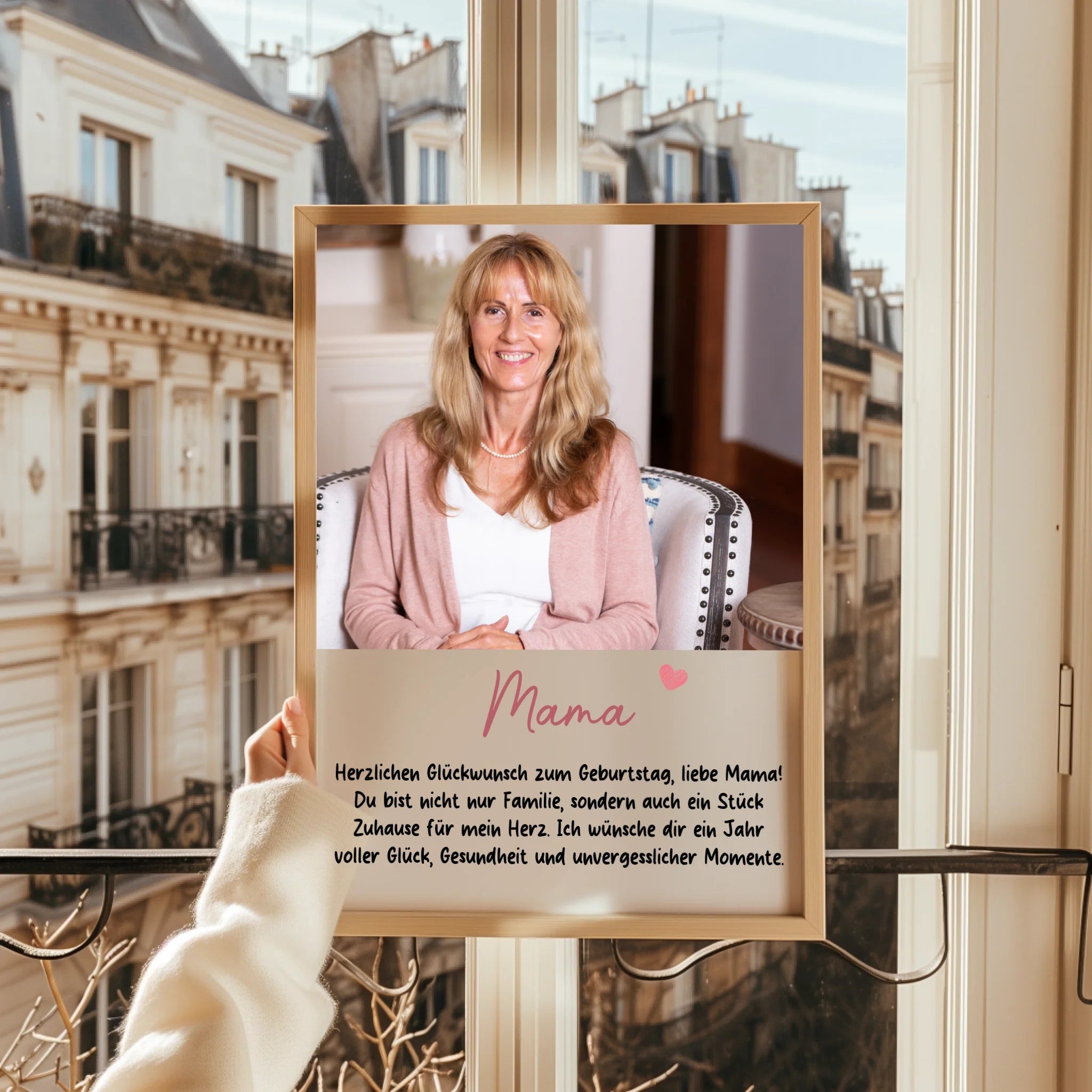 Mama Fotogeschenk Poster personalisiert - Prinolla