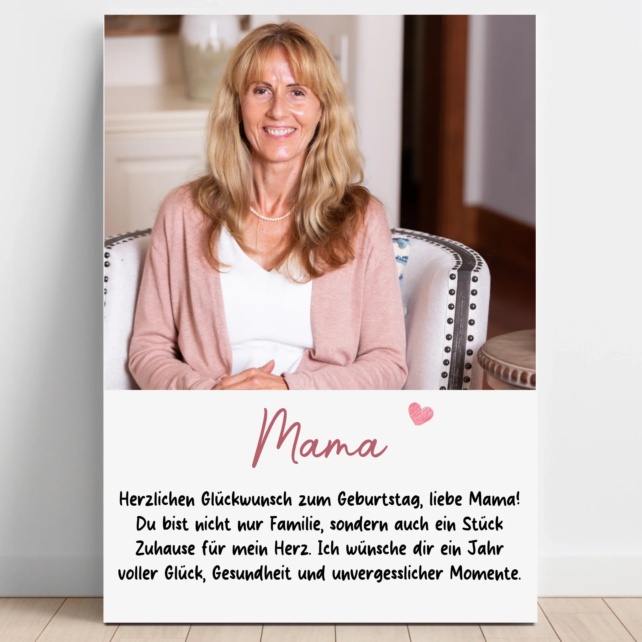 Mama Fotogeschenk Poster personalisiert - Prinolla