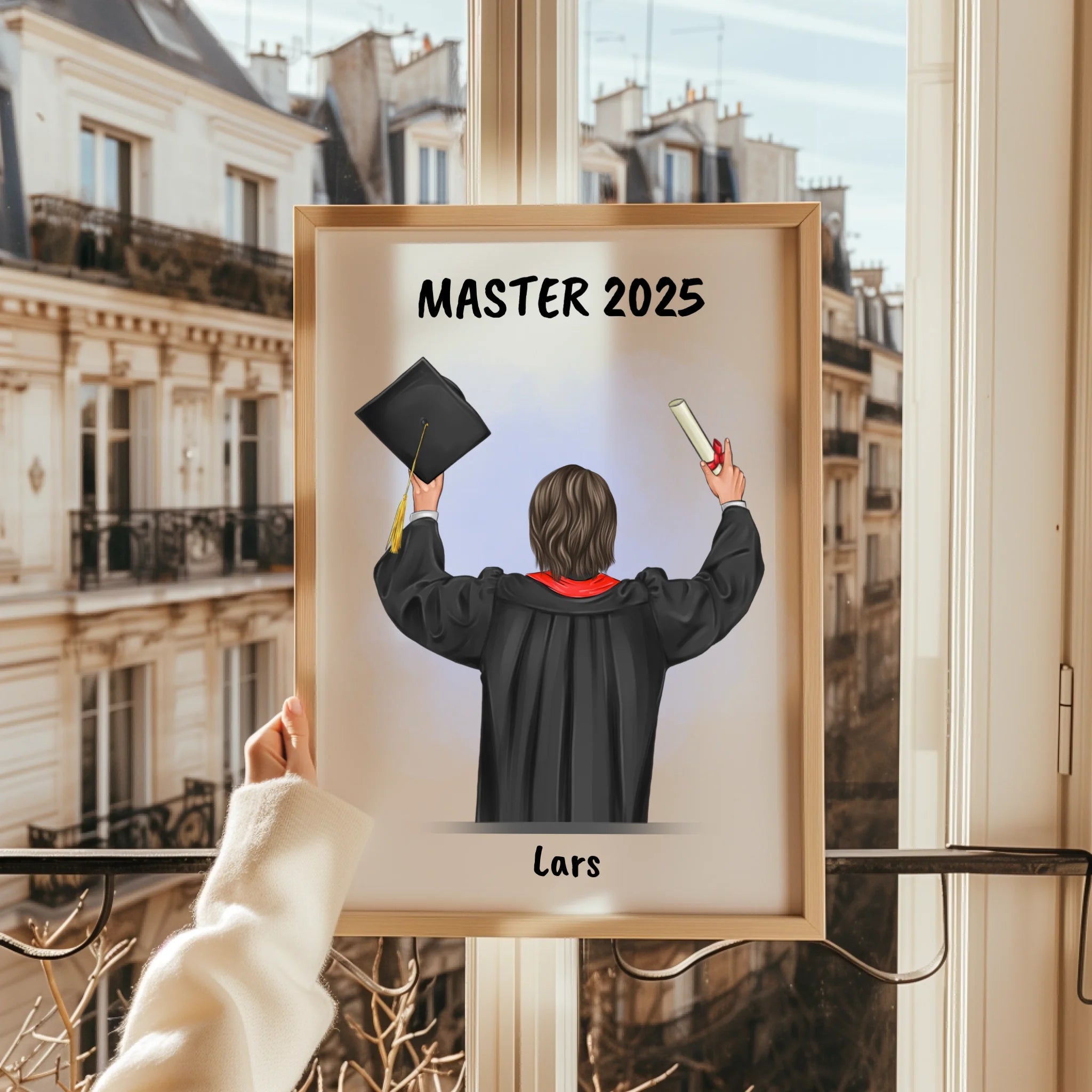 Master Geschenk Junge Poster personalisiert - Prinolla