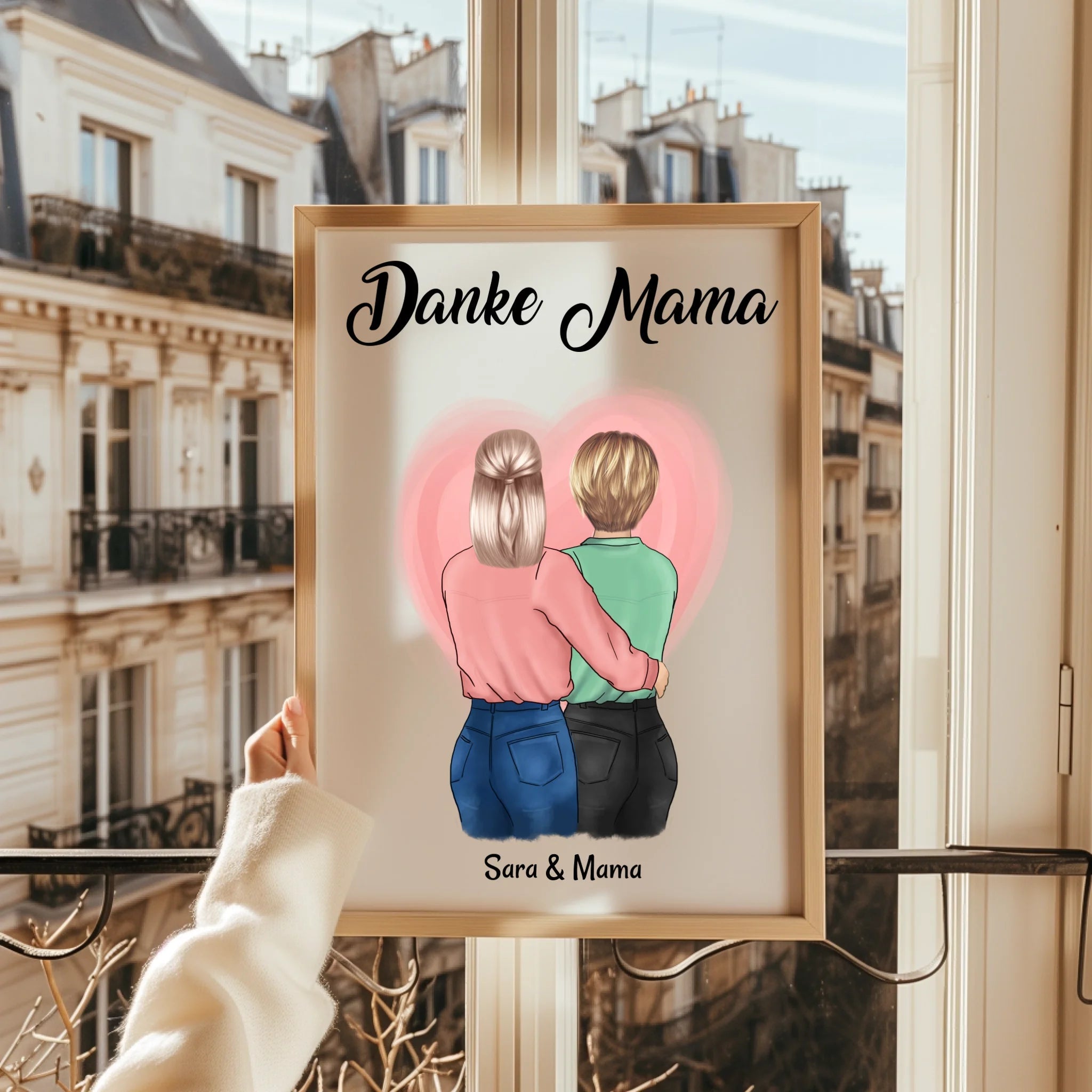 Mutter Danke Geschenk Poster personalisieren - Prinolla