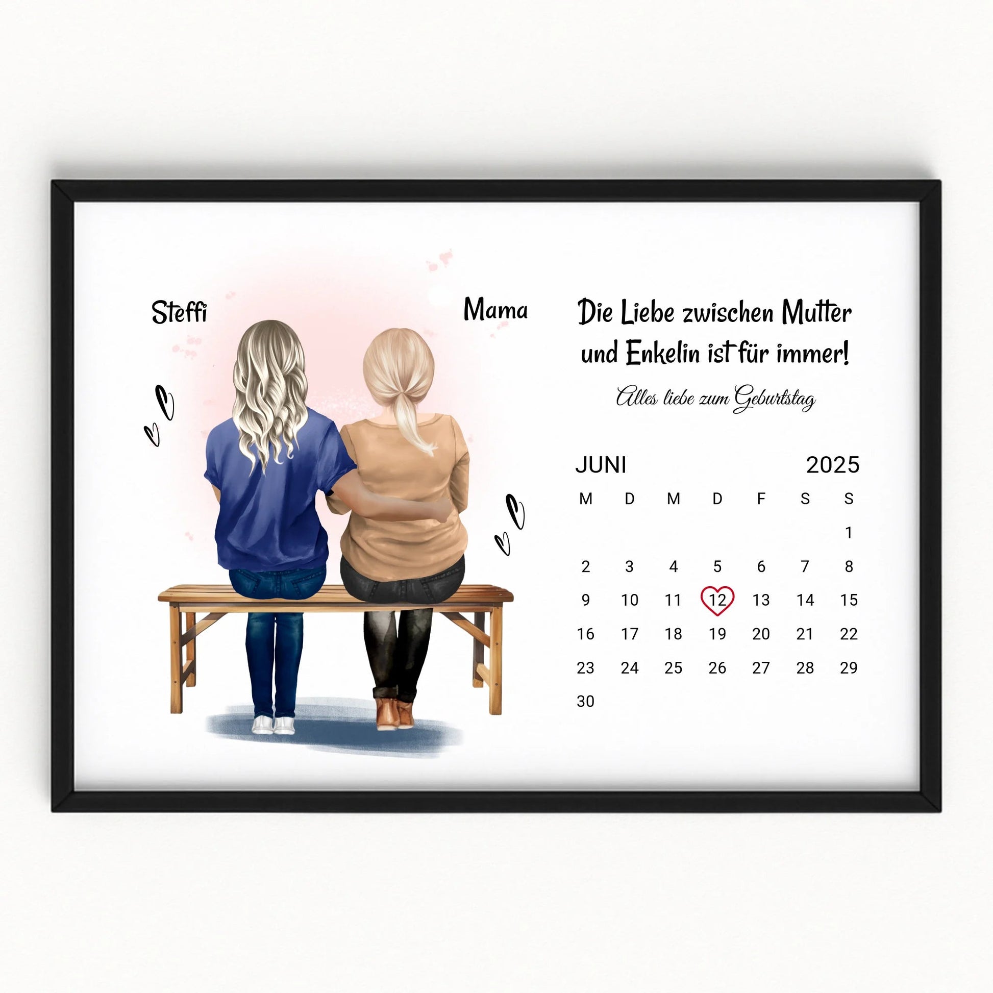 Mutter Geburtstagsgeschenk Idee Poster personalisiert - Prinolla