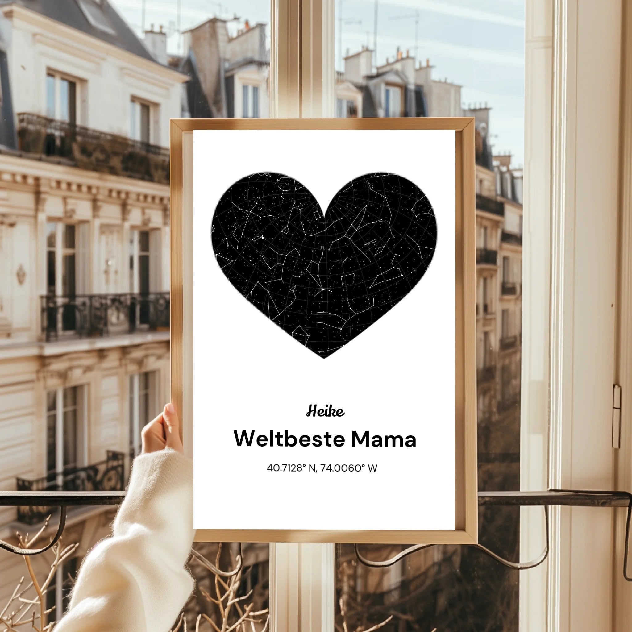 Mutter Geschenk Sternehimmel Poster zum Geburtstag - Prinolla