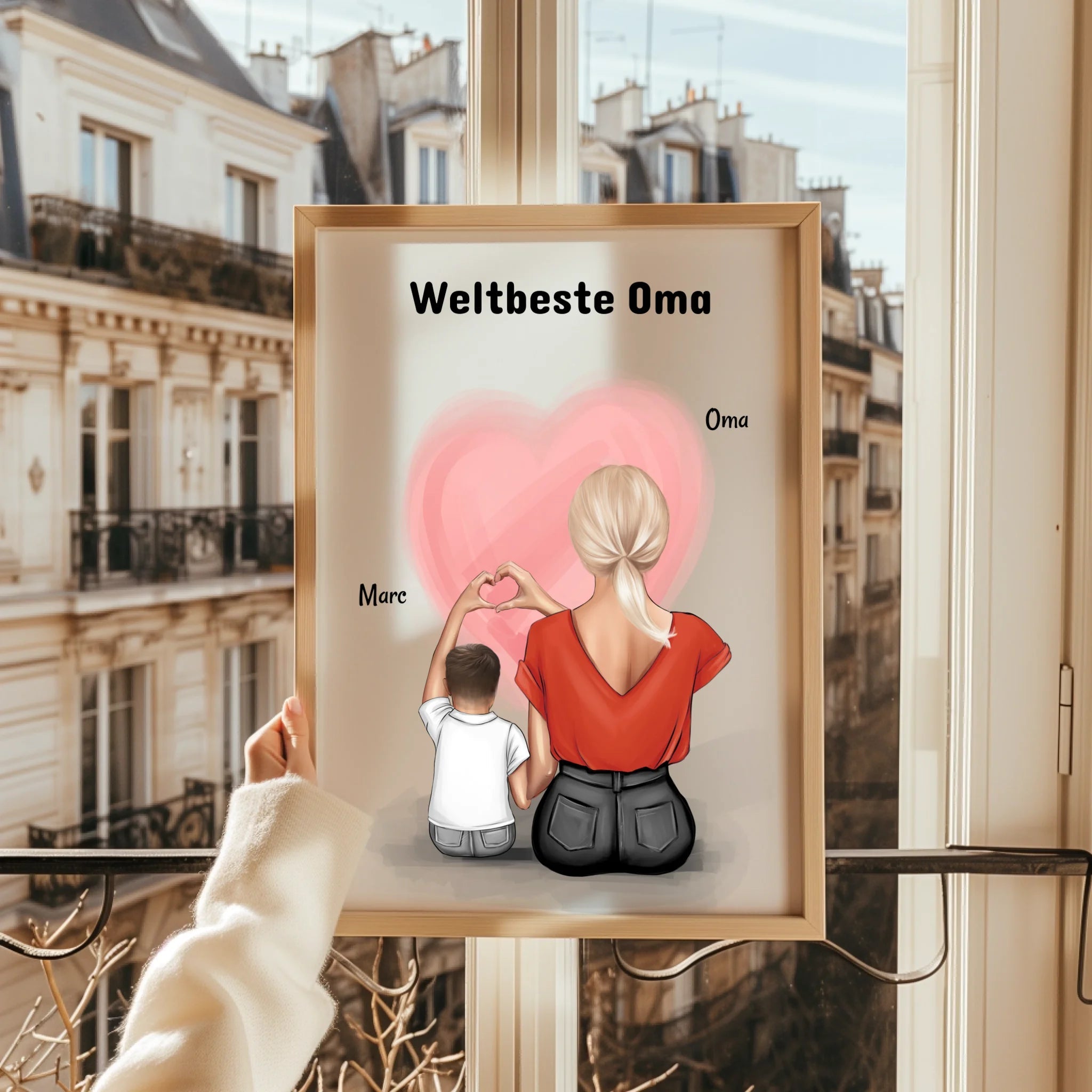 Oma Enkel Geschenk Poster personalisieren - Prinolla