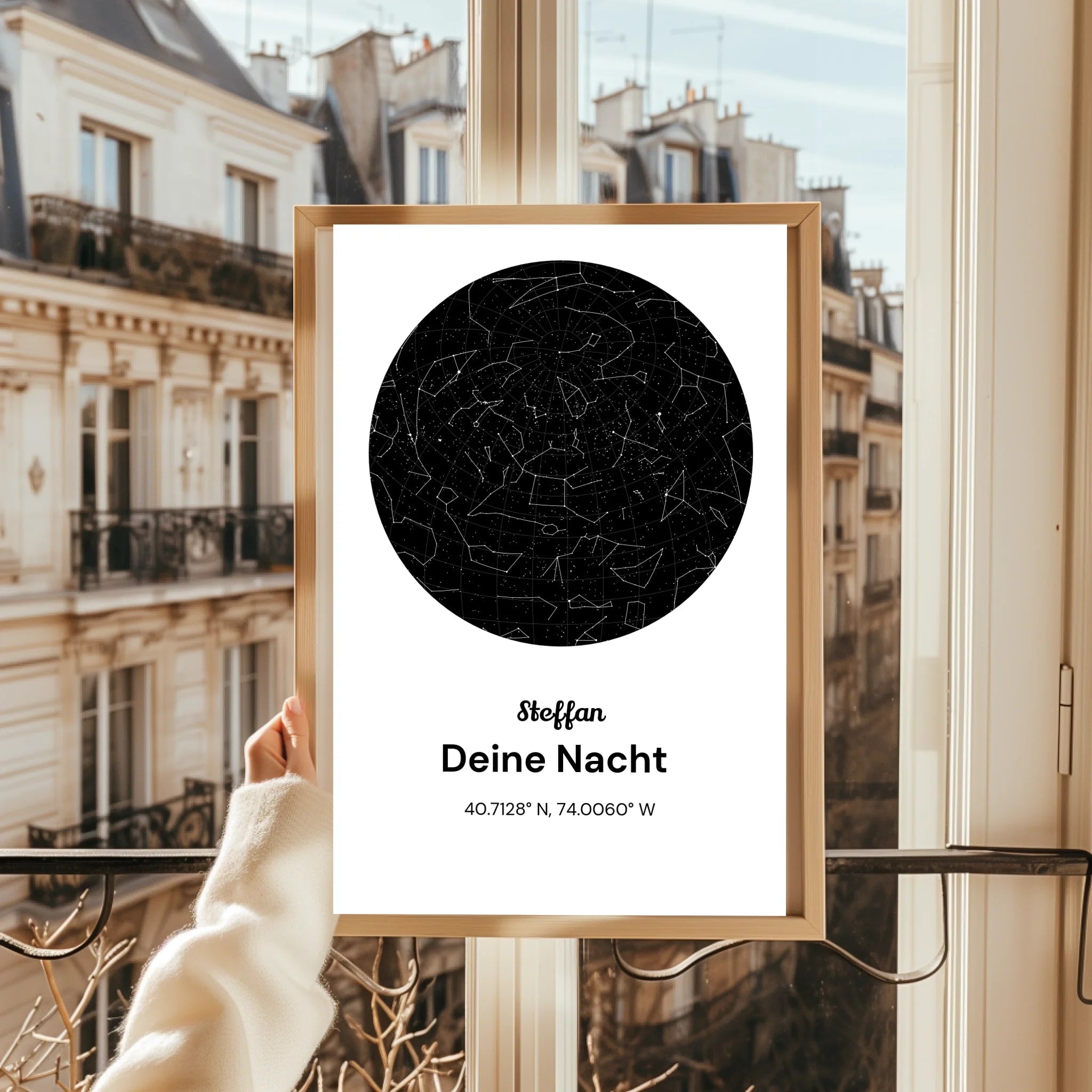 Onkel Geschenk zum Geburtstag Sternehimmel Bild - Prinolla