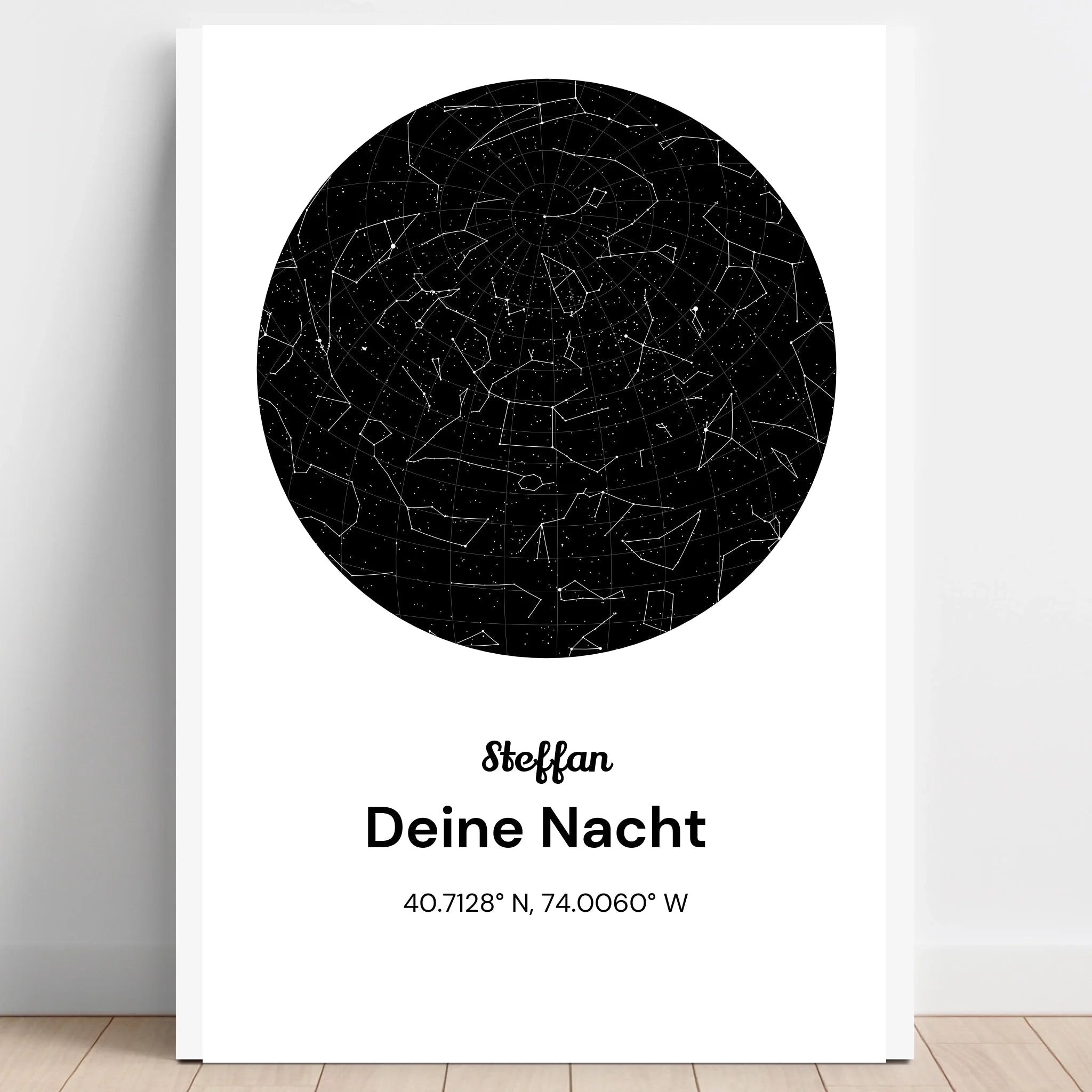 Onkel Geschenk zum Geburtstag Sternehimmel Bild - Prinolla