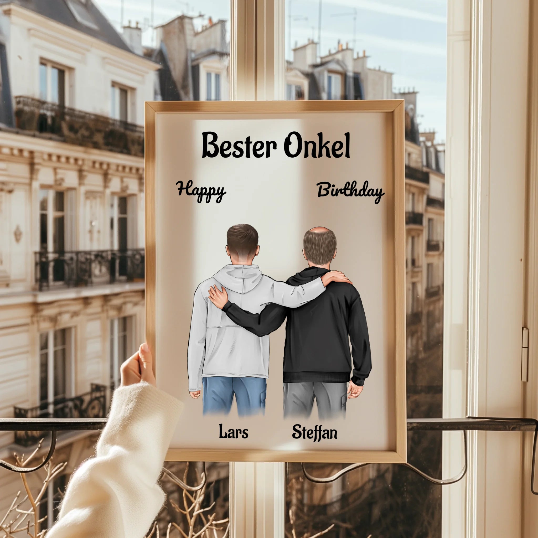 Onkel Neffe erwachsen Geschenk Poster zum Geburtstag - Prinolla
